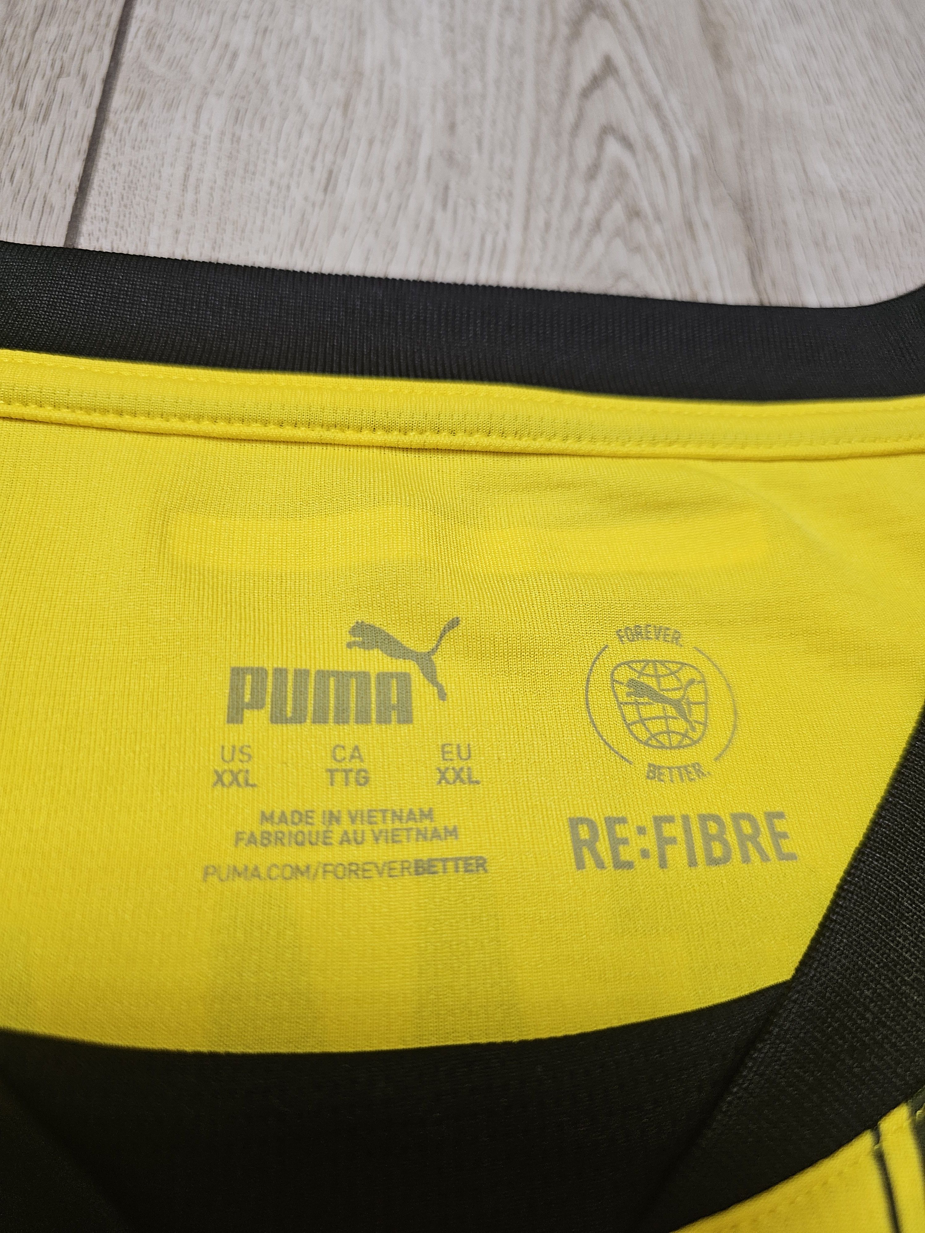 Puma BORUSSIA DORTMUND 2024 2025 HOME HUMMELS FOOTBALL SOCCER Size US XXL / EU 58 / 5 - 11 Thumbnail