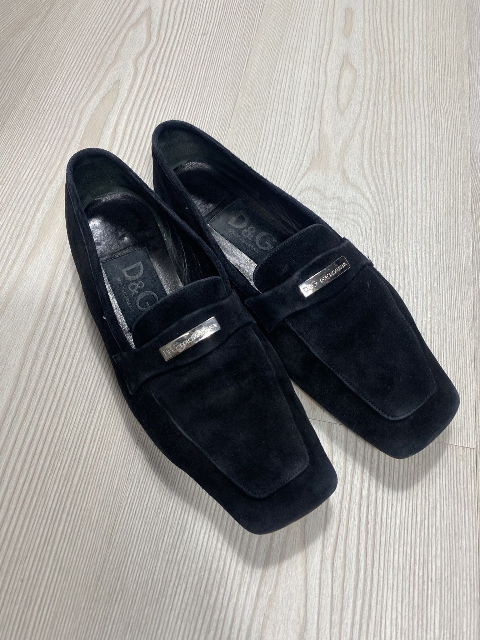 Dolce & Gabbana Dolce & Gabbana Men's Logo Loafer Slippers Size US 7.5 / IT 37.5 - 1 Thumbnail