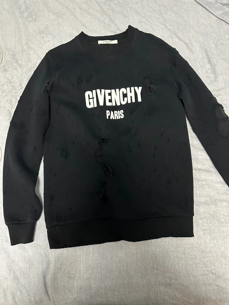 Givenchy Out-of-print oversized hole sweatshirt XS size 250
