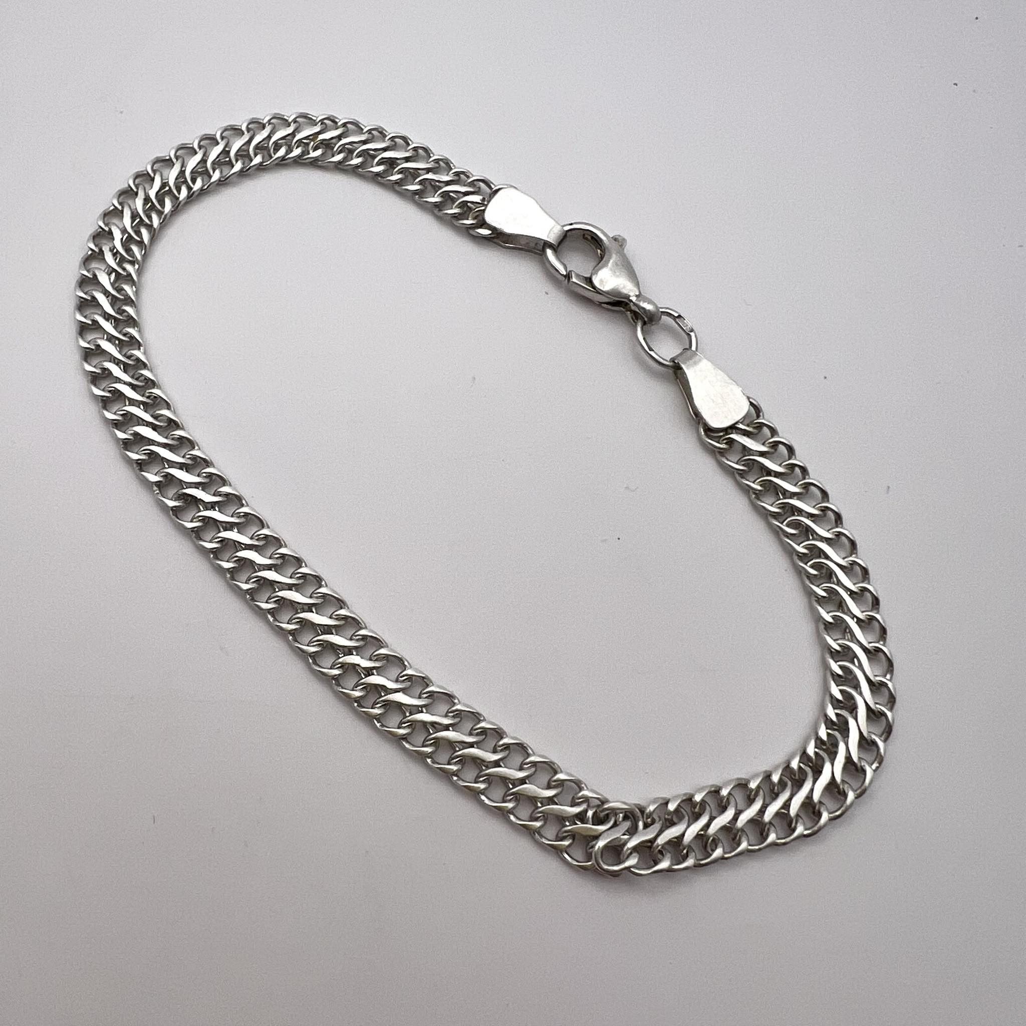 Sterling Silver Huge Vintage Sterling Silver 925 Bracelet Marked 9.4 gr Size ONE SIZE - 3 Thumbnail