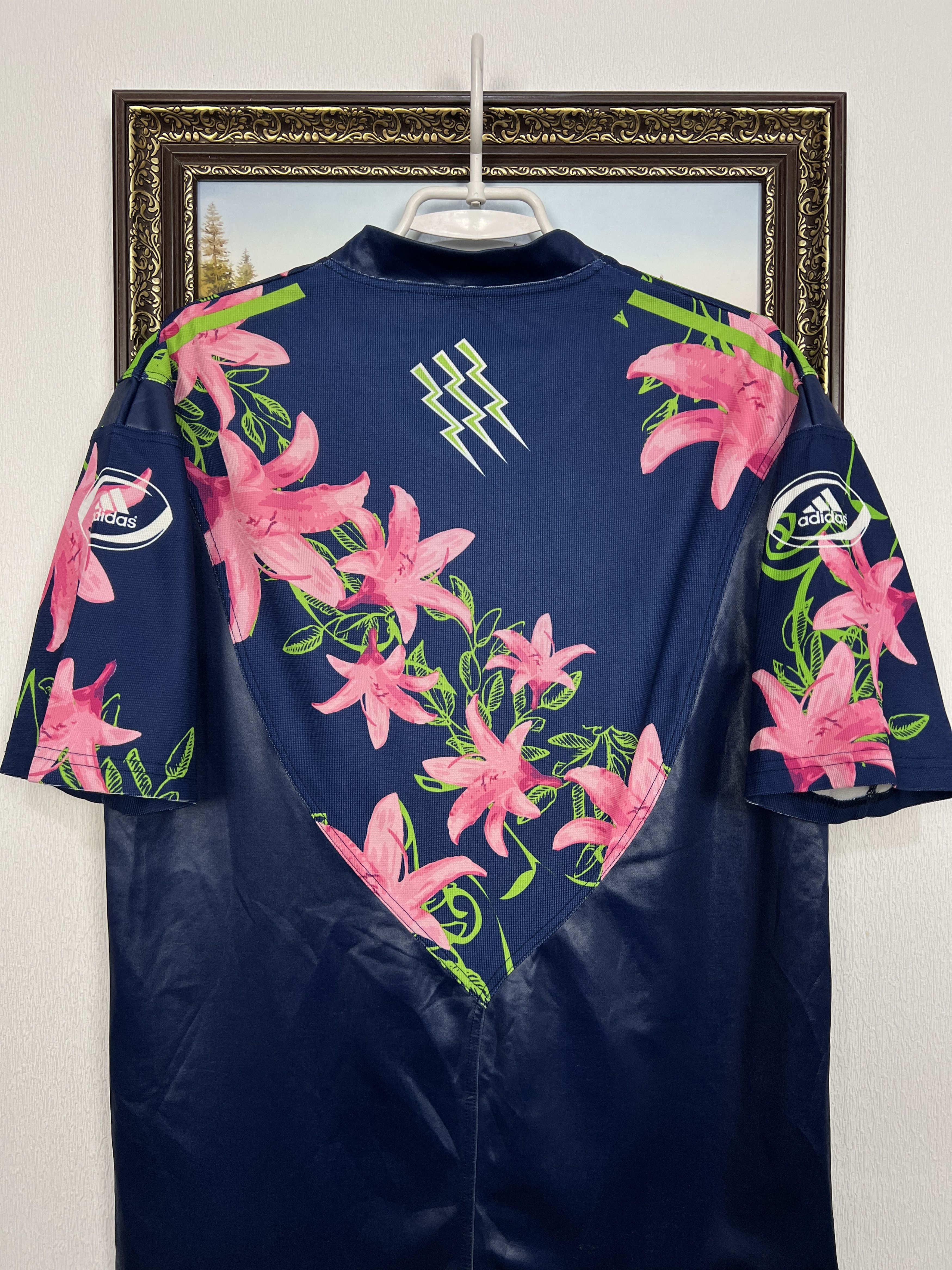 Adidas Vintage 2007 Stade Francais Rugby Union Jersey Trikot Shirt Size US L / EU 52-54 / 3 - 9 Thumbnail
