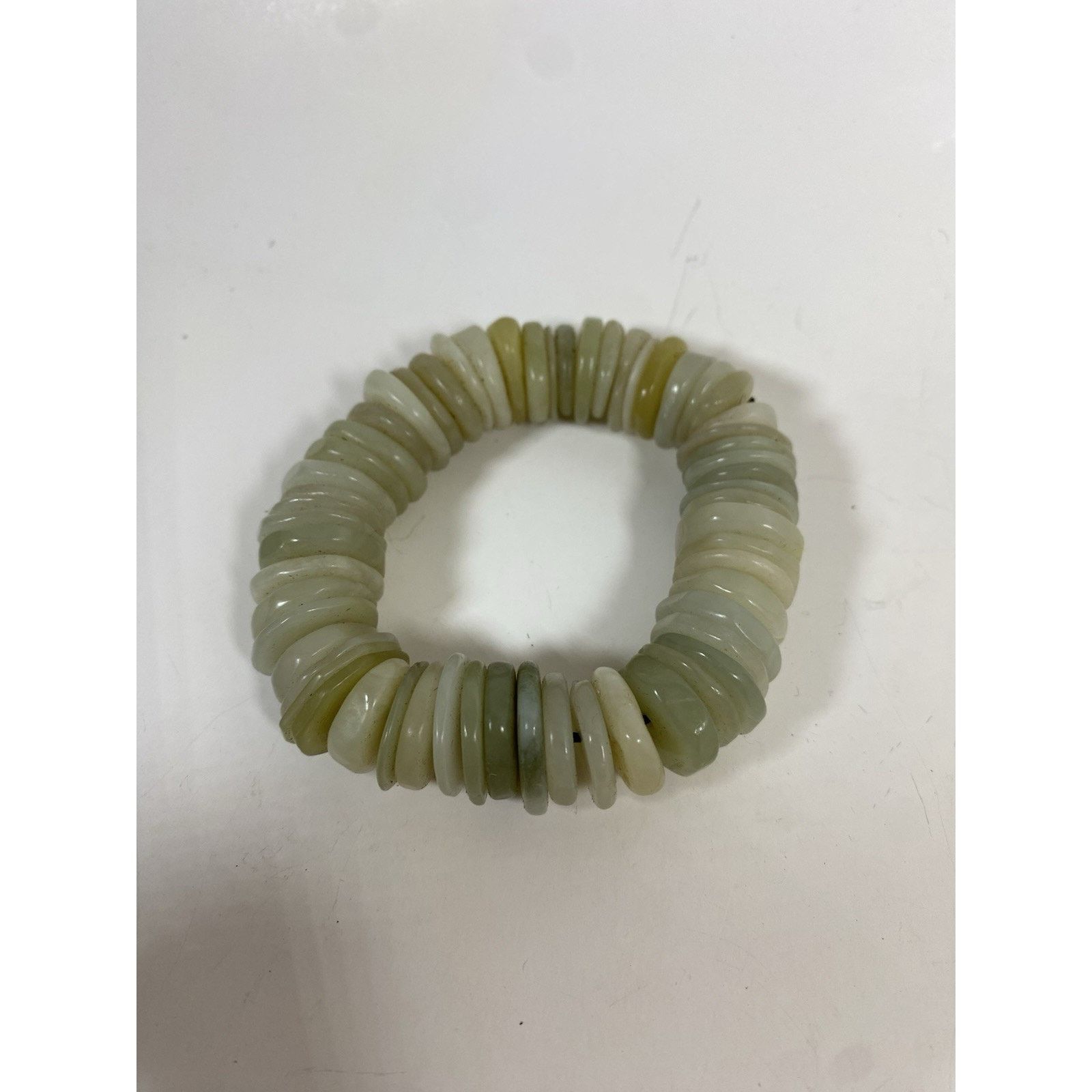 Other Chinese Hetain Jade Disc Prayer Bracelet Size ONE SIZE - 1 Thumbnail