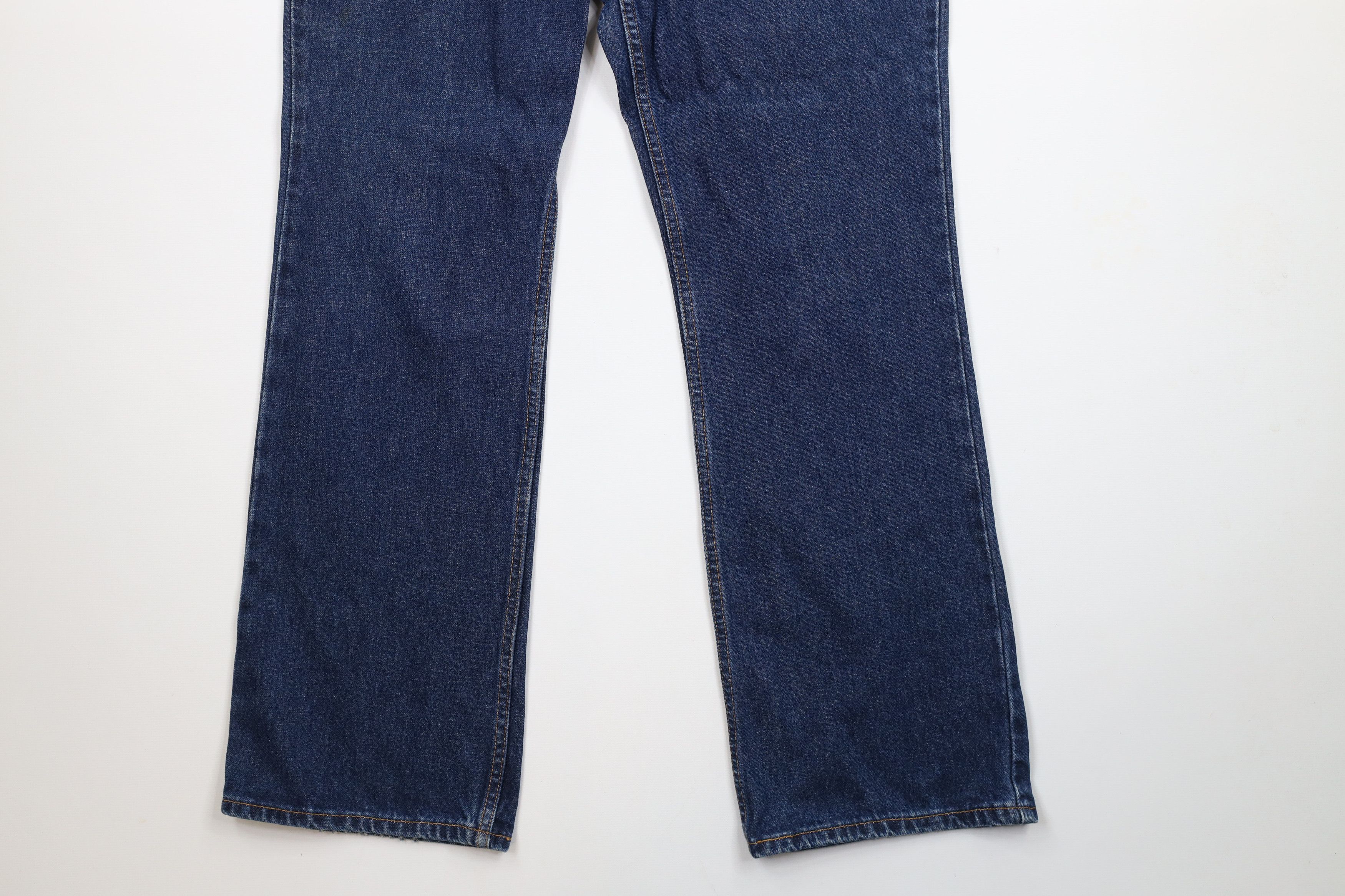 Levi's × Vintage Vintage 90s Levis 517 Flared Bootcut Denim Jeans Blue Size US 32 / EU 48 - 4 Thumbnail