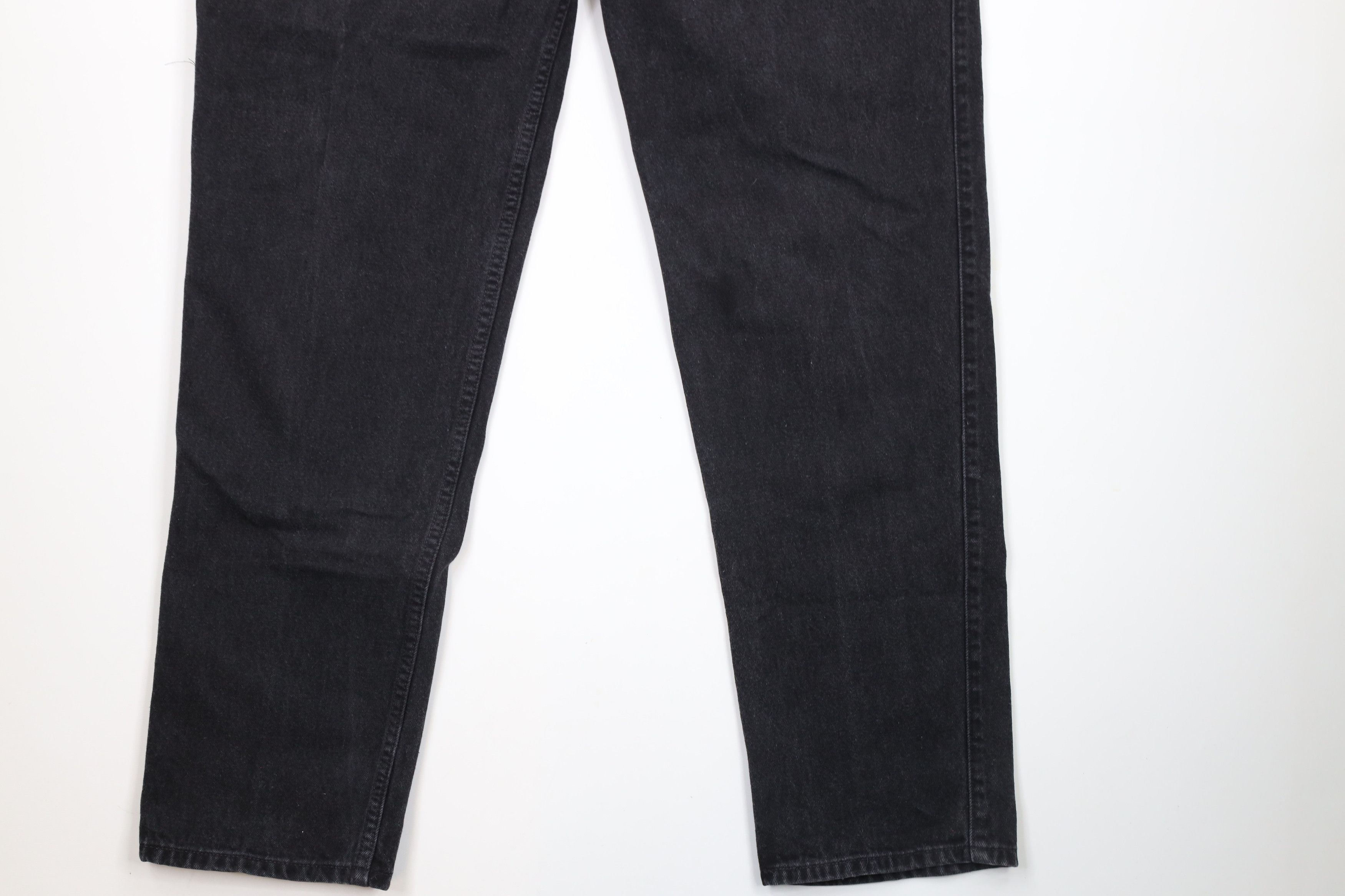 Levi's × Vintage Vintage 90s Levis 545 Loose Fit Denim Jeans Black Cotton Size US 38 / EU 54 - 4 Thumbnail