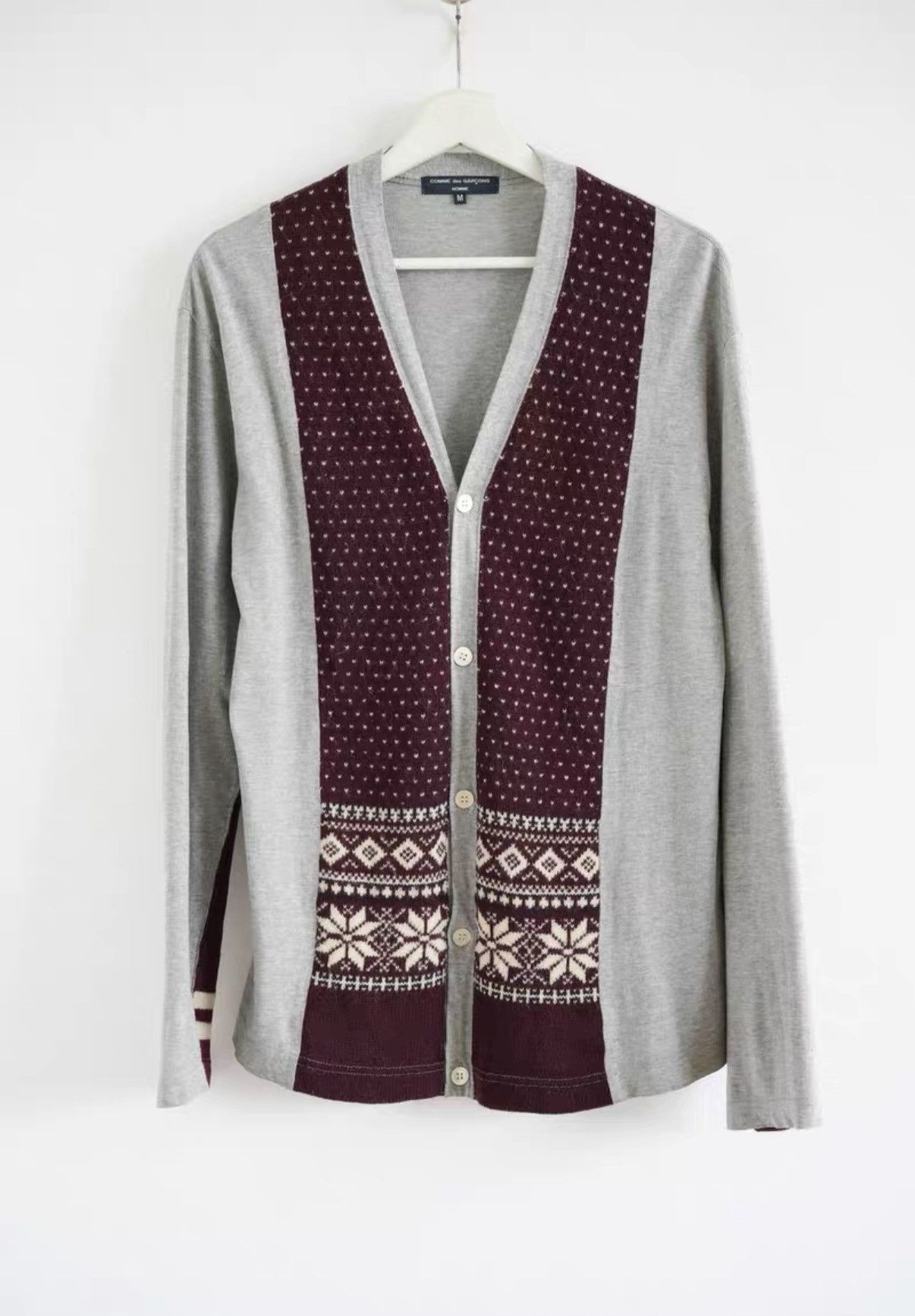 Yohji Yamamoto Comme des Garçons 11aw Nordic Knit Cardigan K4 Size US M / EU 48-50 / 2 - 1 Thumbnail
