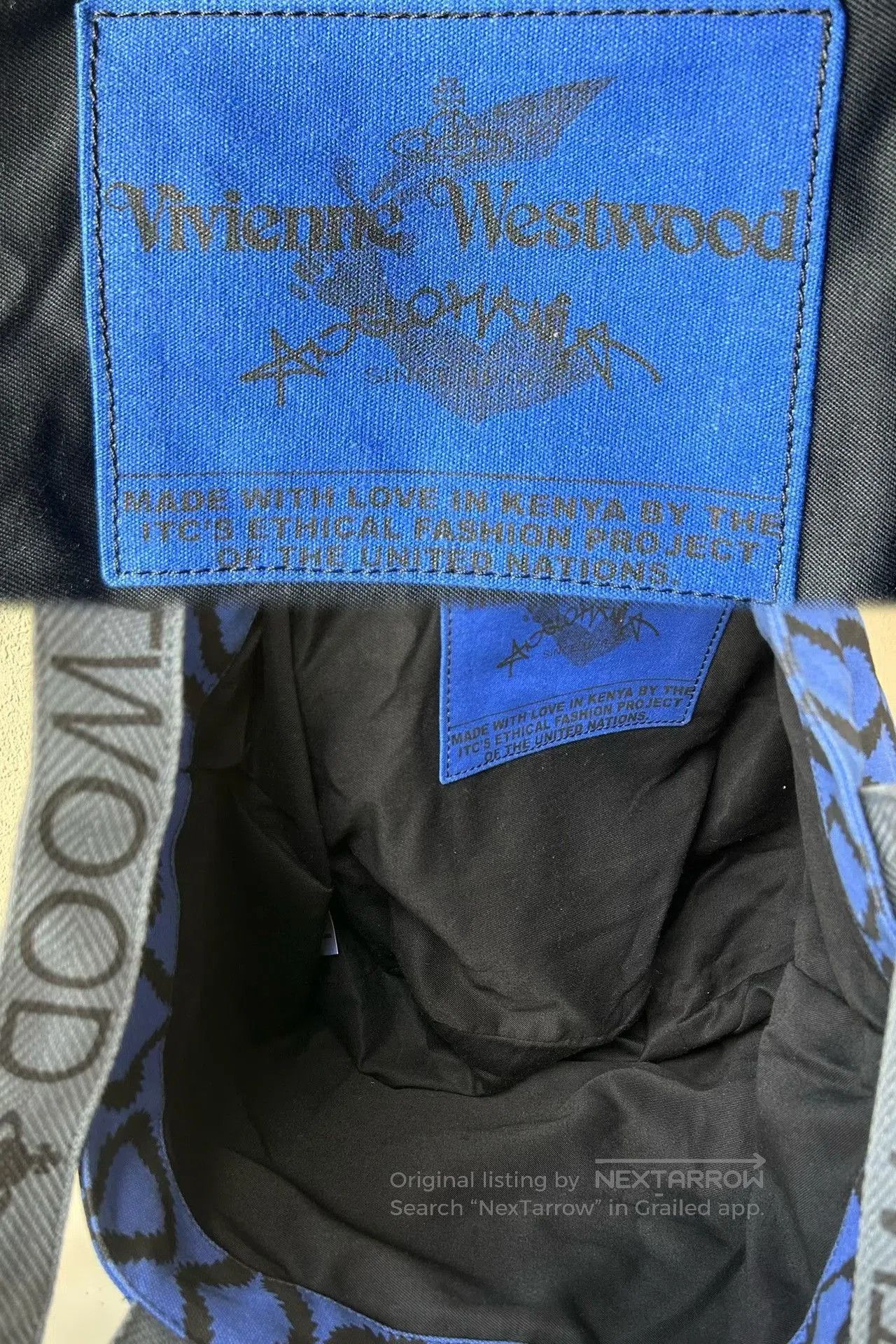 Vivienne Westwood Vivienne Westwood Vintage Pirate Print Canvas Shoulder Bag. Size ONE SIZE - 9 Thumbnail