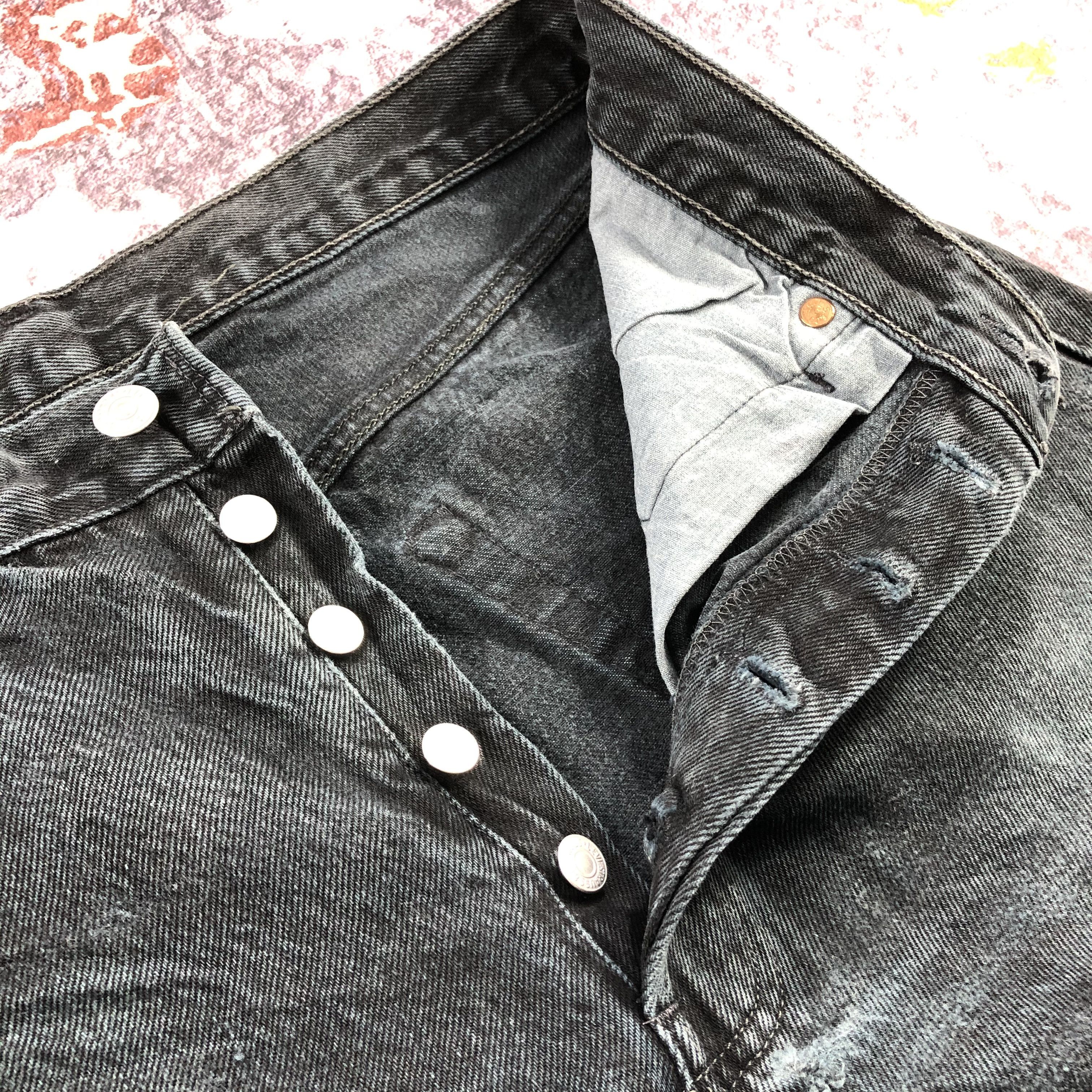 Levi's Faded Black Levis 501 Jeans-JM2507 Size US 30 / EU 46 - 13 Thumbnail