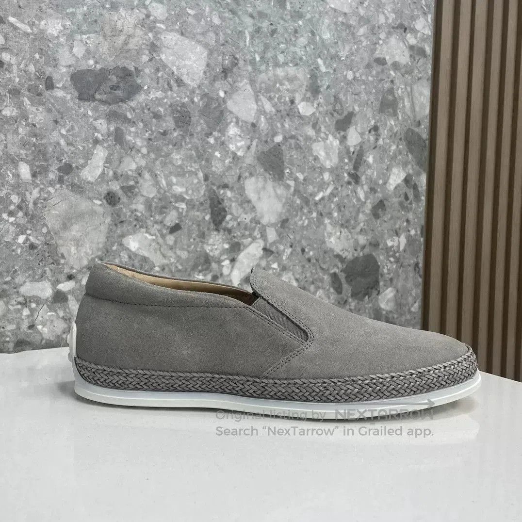 Tod's Tods 2023 Spring/Summer Woven Suede Loafers. Size US 6 / EU 39 - 2 Thumbnail