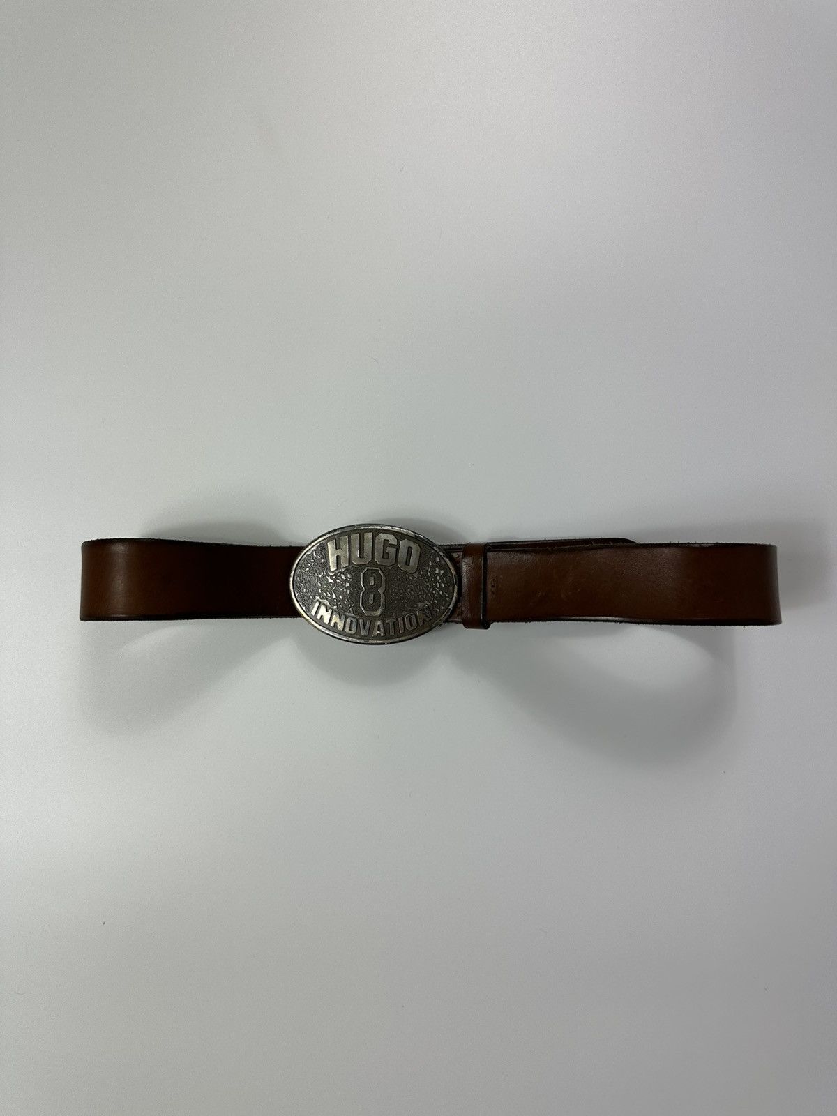 Hugo Boss Hugo Boss International Leather Belt Big Metal Buckle Men's Size ONE SIZE - 1 Thumbnail
