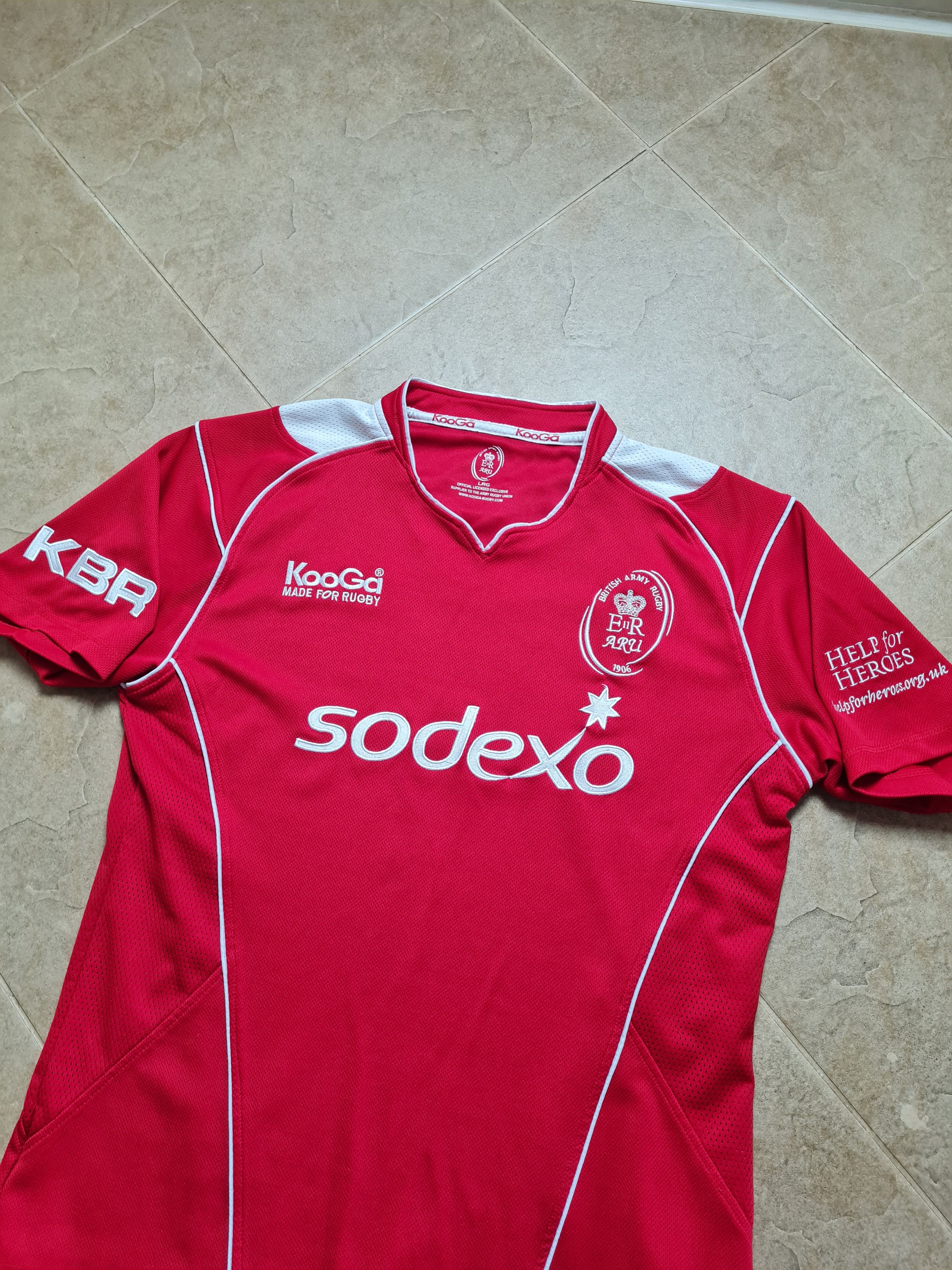 Other Kooga Jersey British Army Rugby Home Shirt 2010 Red Top Size US L / EU 52-54 / 3 - 3 Thumbnail