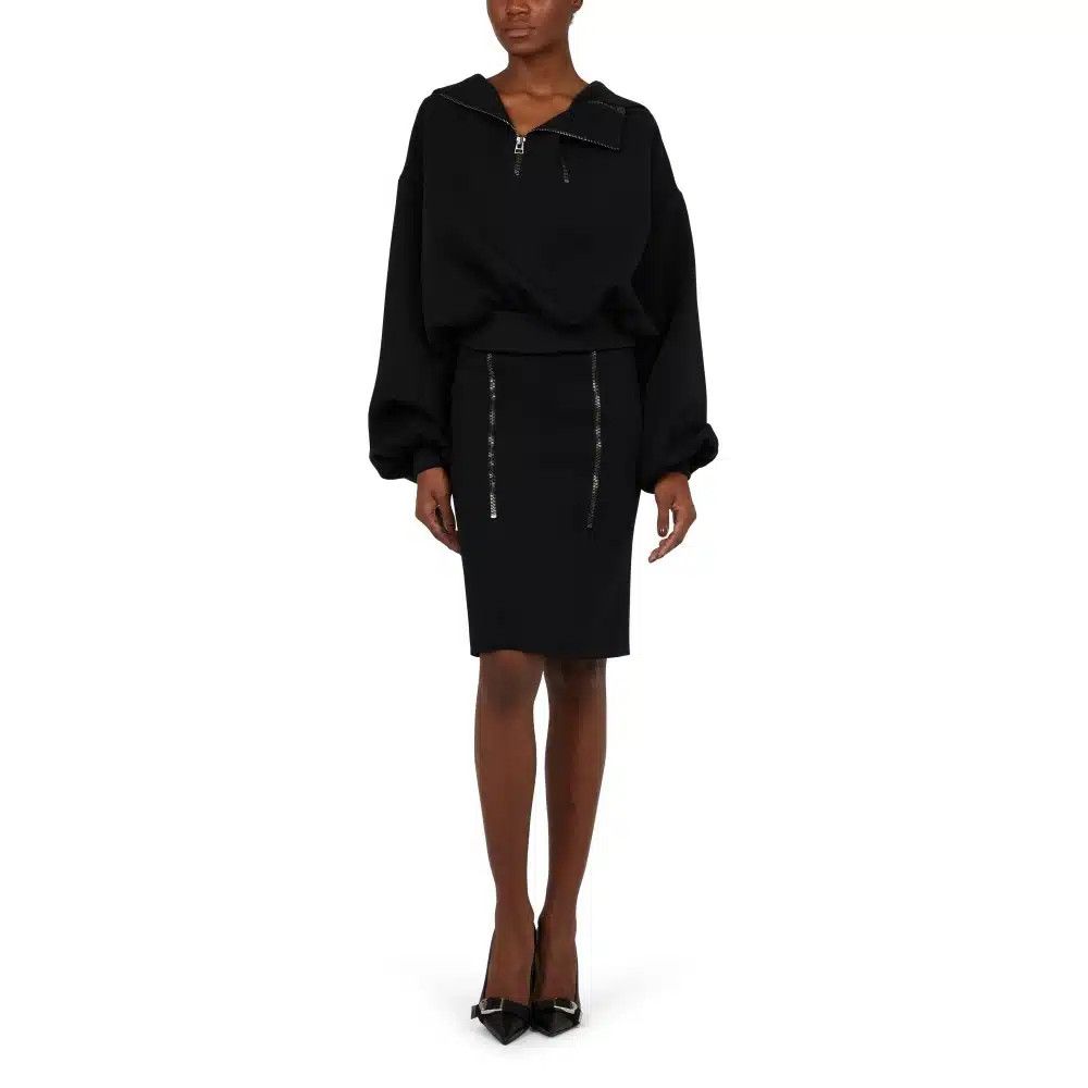 Tom Ford o1loc1c1024 GC5693 Zipper Pencil Skirt in Black Size 27" / US 4 / IT 40 - 4 Thumbnail