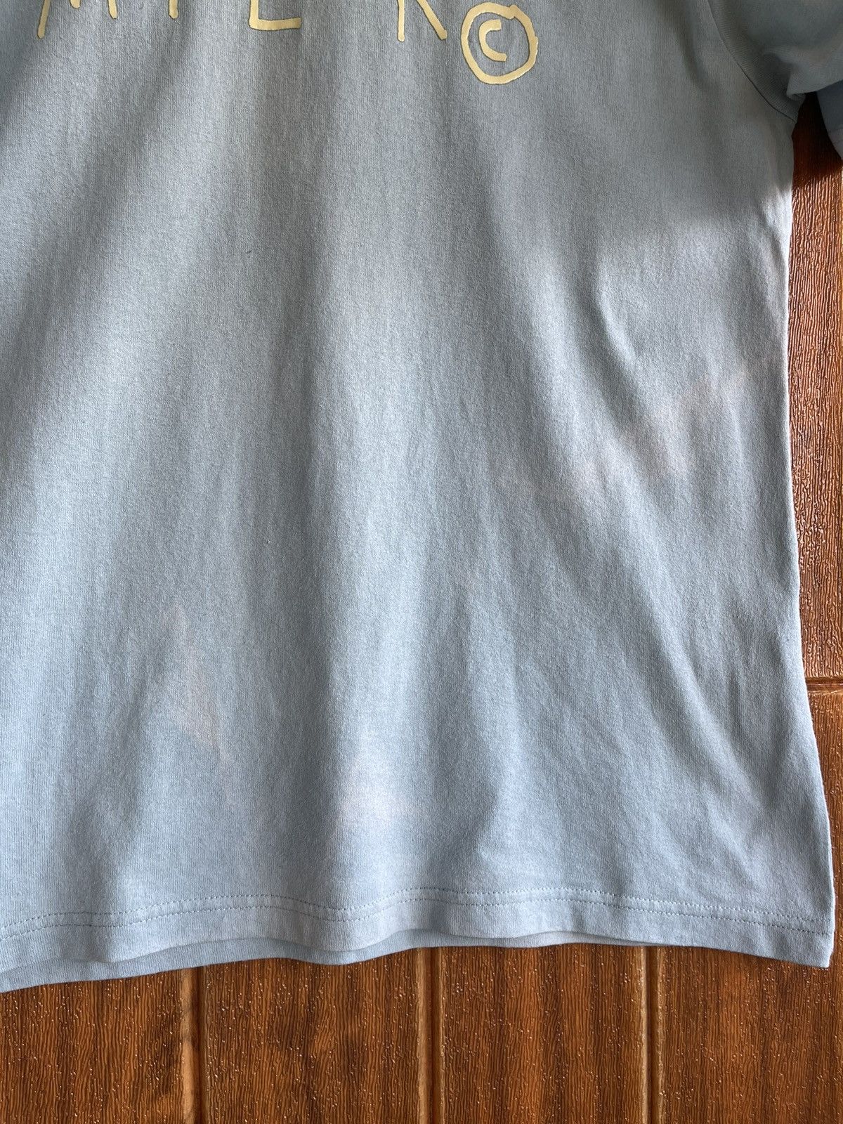 Jean-Michel Basquiat Vintage’y2k🔥JEAN MICHEL BASQUIAT🔥Milk Sun Faded Tshirt Size US L / EU 52-54 / 3 - 8 Thumbnail