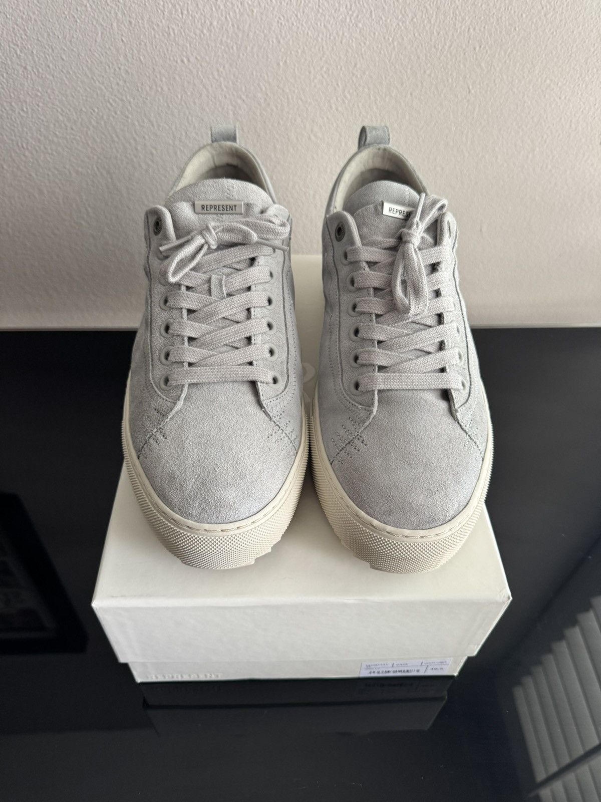 Represent Clo. Represent Clo Alpha 2.0 Light Grey Men Sneakers Size US 13 / EU 46 - 1 Thumbnail