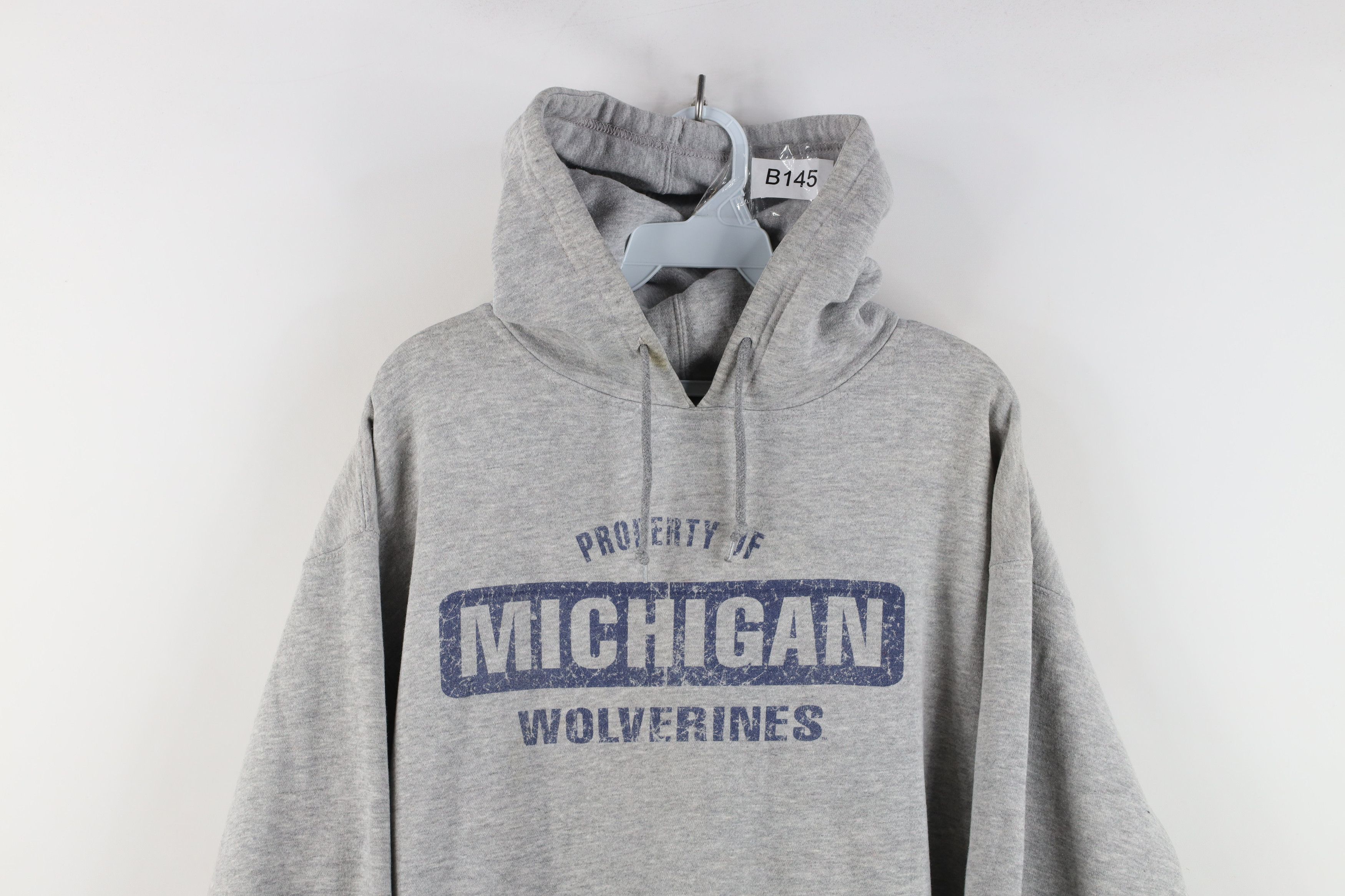 Vintage Vintage 90s Y2K University of Michigan Hoodie Sweatshirt Size US XXL / EU 58 / 5 - 2 Thumbnail