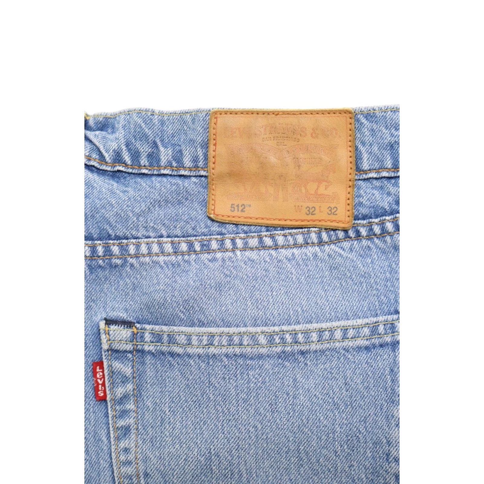 Levi's LEVI'S 512 Jeans Men's W32/L32 Slim Tapered Fit Blue Zip Fly Classic Faded Size US 32 / EU 48 - 5 Thumbnail