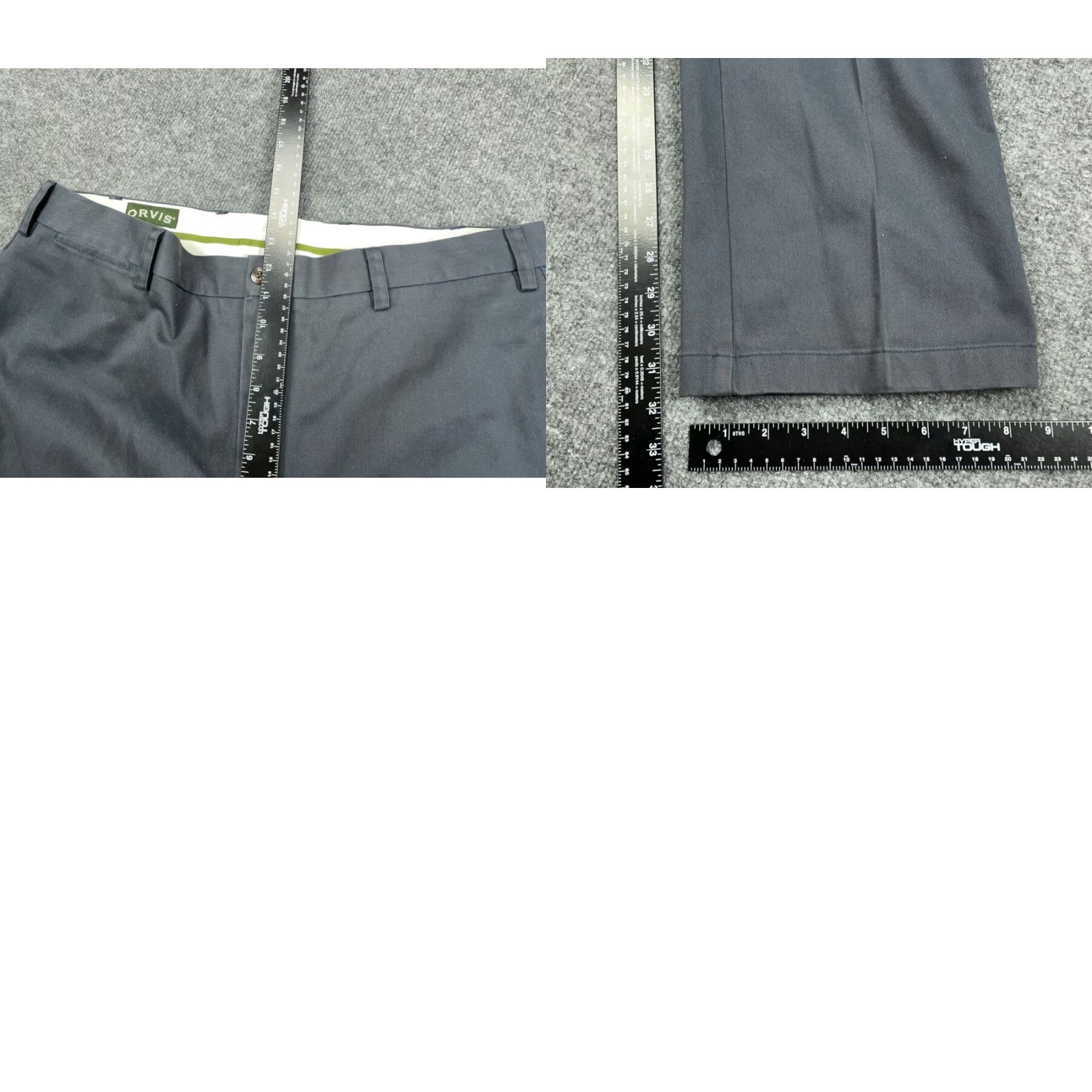 Orvis Orvis Gray Chino Pants Men's 38 Regular Flat Front Straight Leg Casual Workwear 90s Retro Size US 37 - 8 Thumbnail