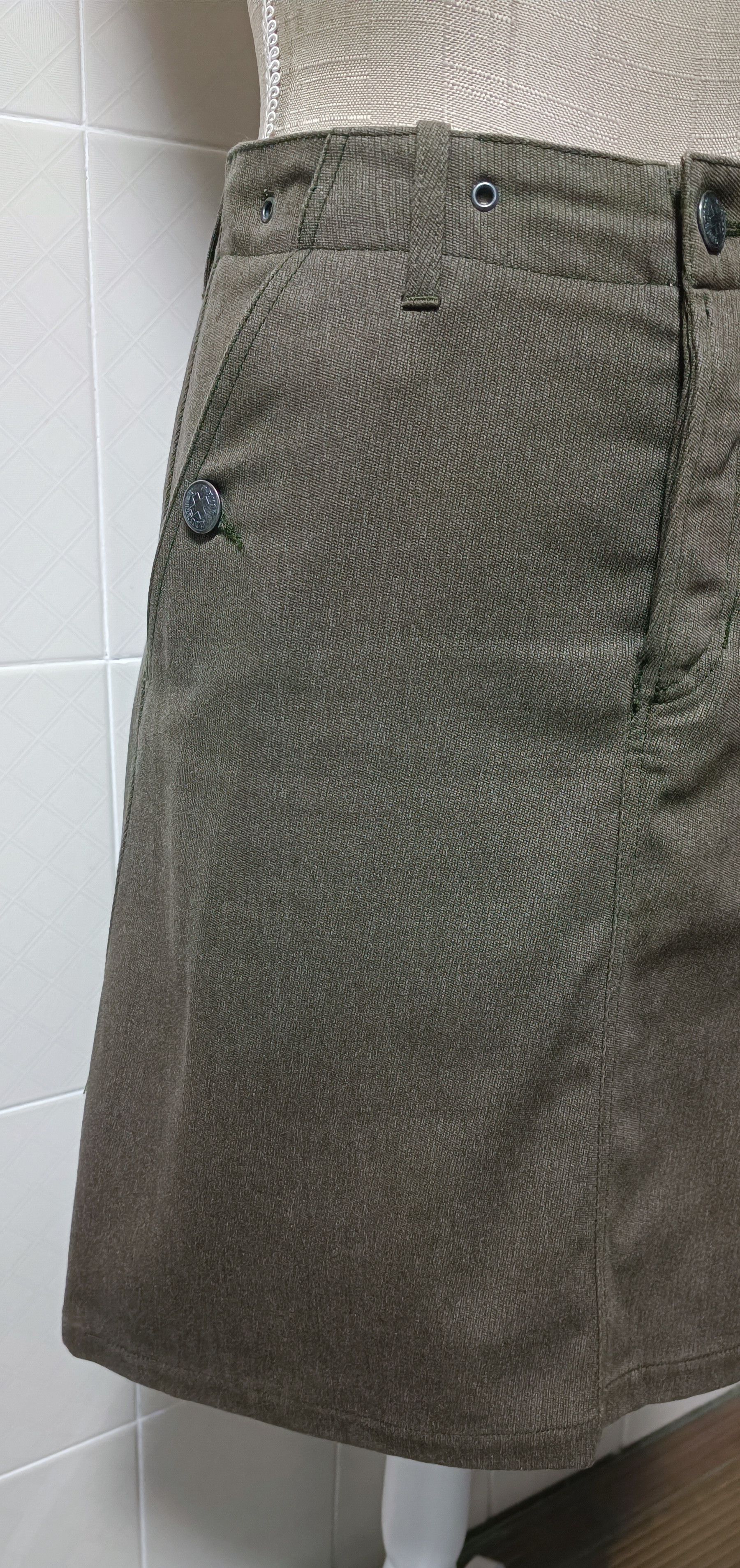 Jean Paul Gaultier 90's - Gaultier Jeans - Big pocket vintage midi skirt Size 27" / US 4 / IT 40 - 8 Thumbnail