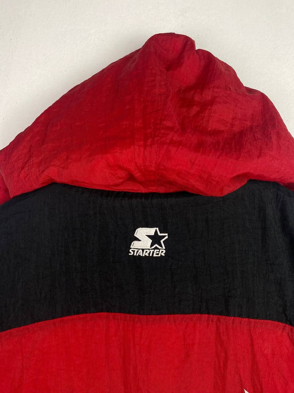 NBA vintage chicago bulls anorak jacket starter very nice design Size US XL / EU 56 / 4 - 14 Thumbnail