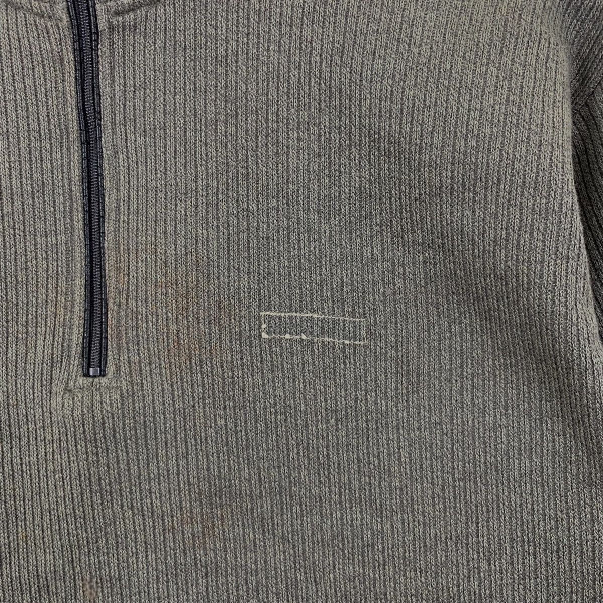 Yohji Yamamoto Vintage YOHJI YAMAMOTO SACSNY Half Zipper Tee Shirt Size US L / EU 52-54 / 3 - 3 Thumbnail