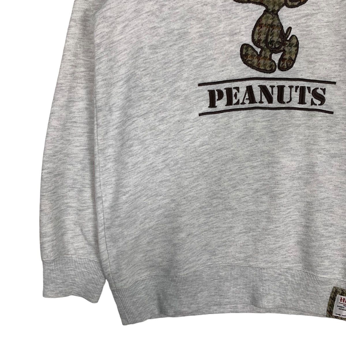Peanuts PEANUTS Snoopy Big Logo Sweatshirts #0713-C33 Size US L / EU 52-54 / 3 - 3 Thumbnail