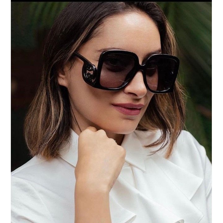 Gucci NEW GUCCI GG1326S 001 BLACK GREY SUNGLASSES | Grailed display picture 3