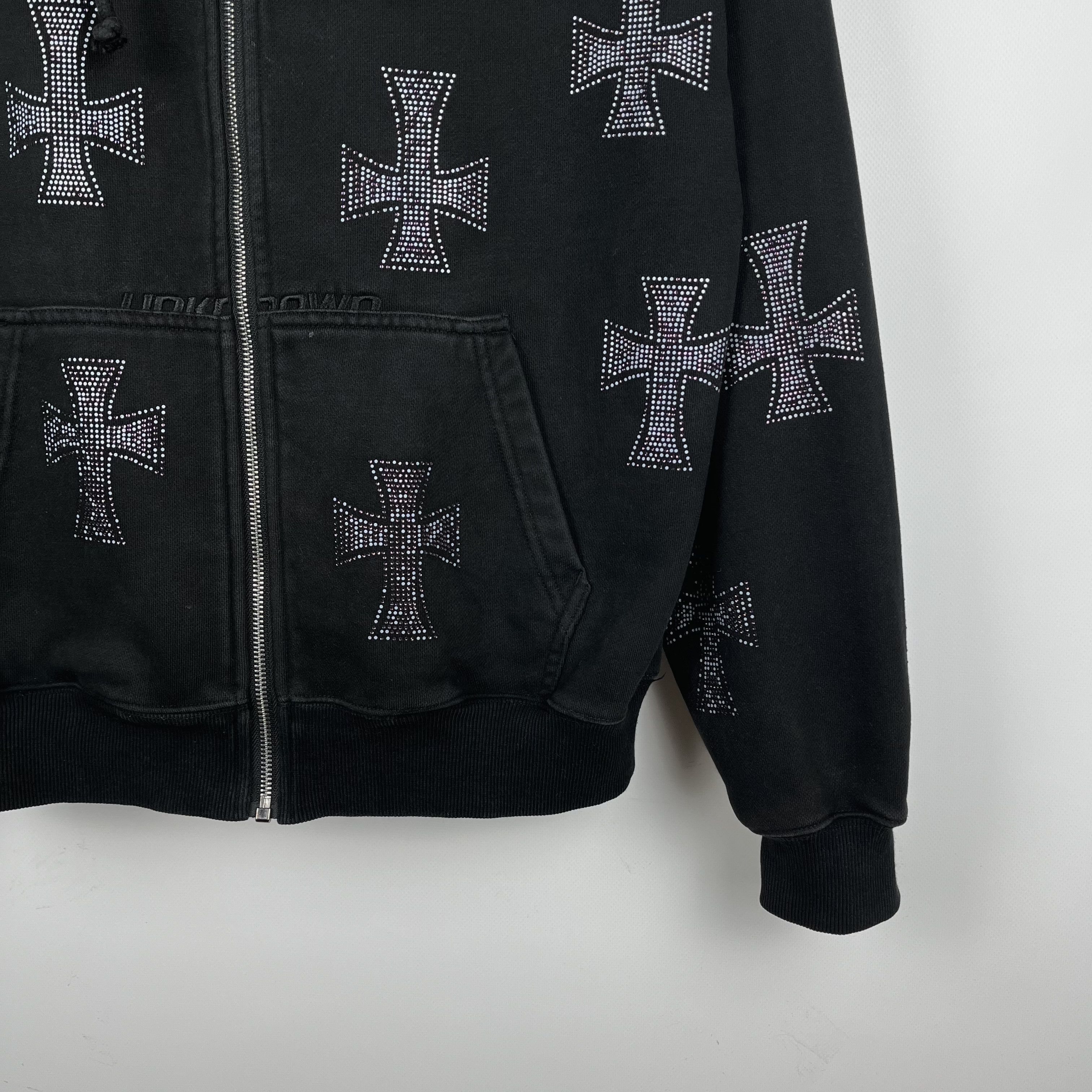 Unknown London Unknown London Saint Row Cross Full Zip Hoodie Size US S / EU 44-46 / 1 - 4 Thumbnail