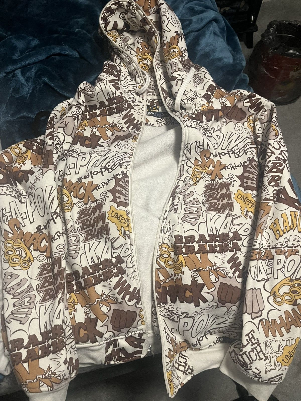 Japanese Brand Raw blue hoodie Size US XL / EU 56 / 4 - 1 Thumbnail
