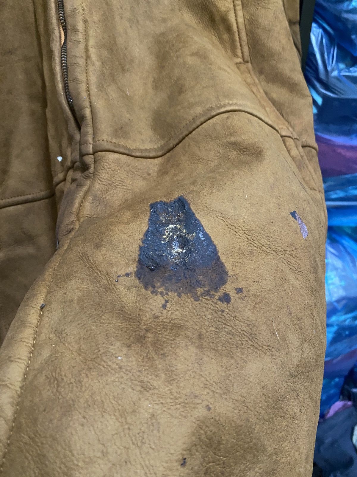 Other Vintage Shearling Leather Coat Made in Italy – Distressed Size US M / EU 48-50 / 2 - 7 Thumbnail