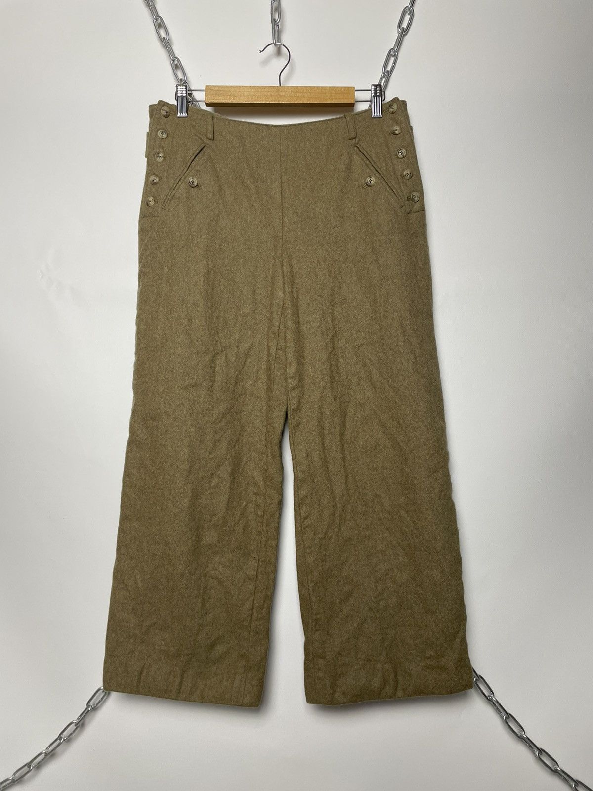 Ralph Lauren Vintage Ralph Lauren Wool Cashmere Pants Size 32" / US 10 / IT 46 - 1 Thumbnail