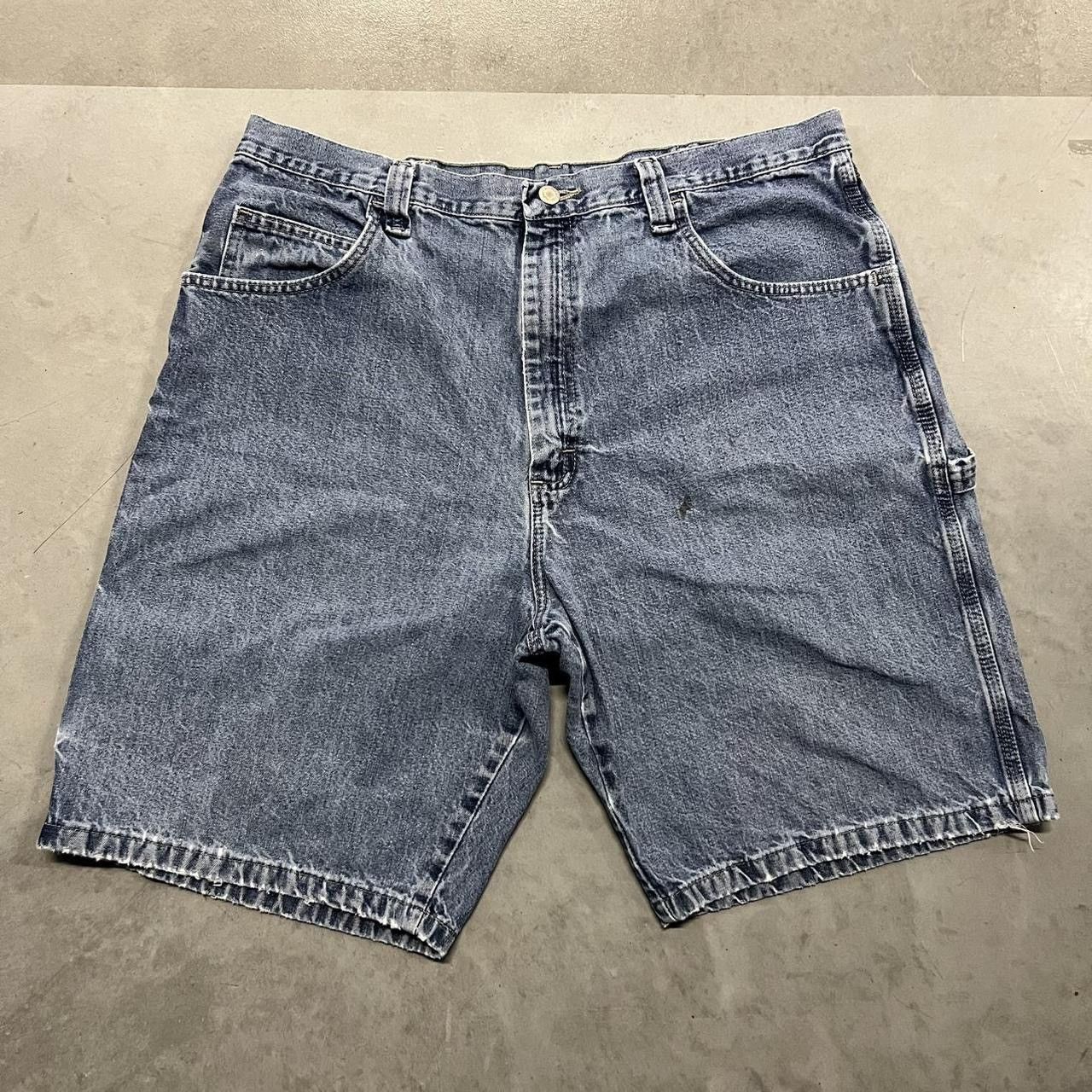 Japanese Brand × Vintage Vintage Y2K/2000s Wrangler Denim Jean Short Jorts! Size US 34 / EU 50 - 1 Thumbnail