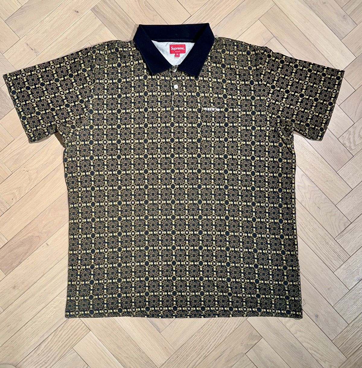 Supreme Supreme Bridle Print Polo | Grailed