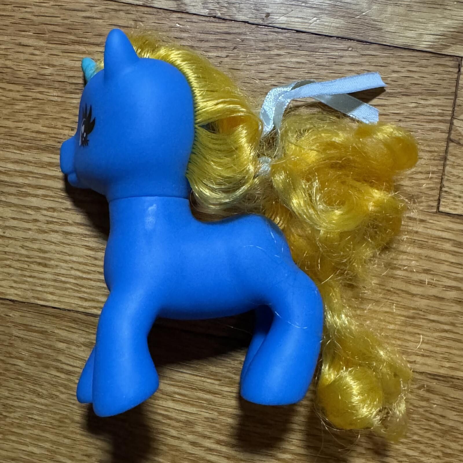 Other Vintage Blue Unicorn Toy with Yellow Hair Size ONE SIZE - 2 Thumbnail