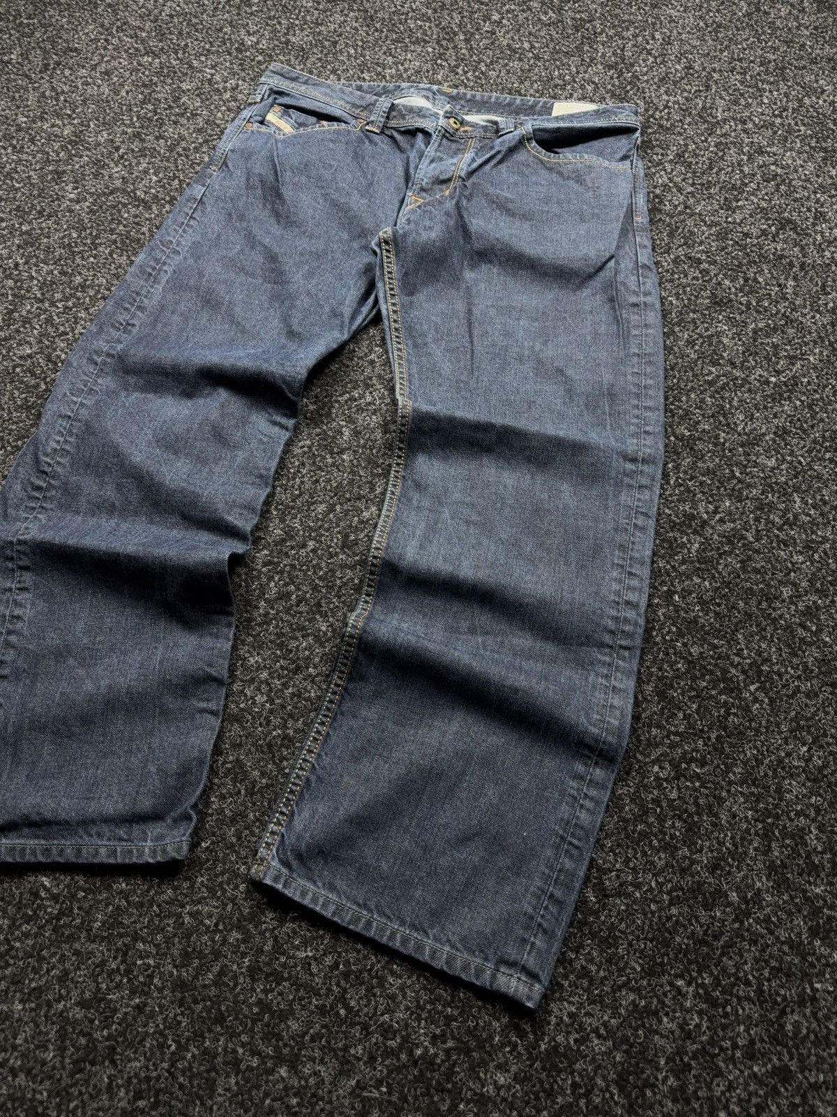 Diesel Luxury 00s Diesel Larkee Regular Straight Denim Retro Jeans Size US 36 / EU 52 - 3 Thumbnail
