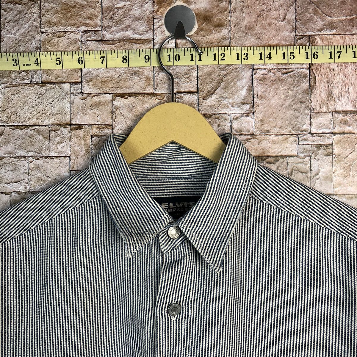 Vintage Elevis Presley Stripe Grey #A398 Size US M / EU 48-50 / 2 - 4 Thumbnail