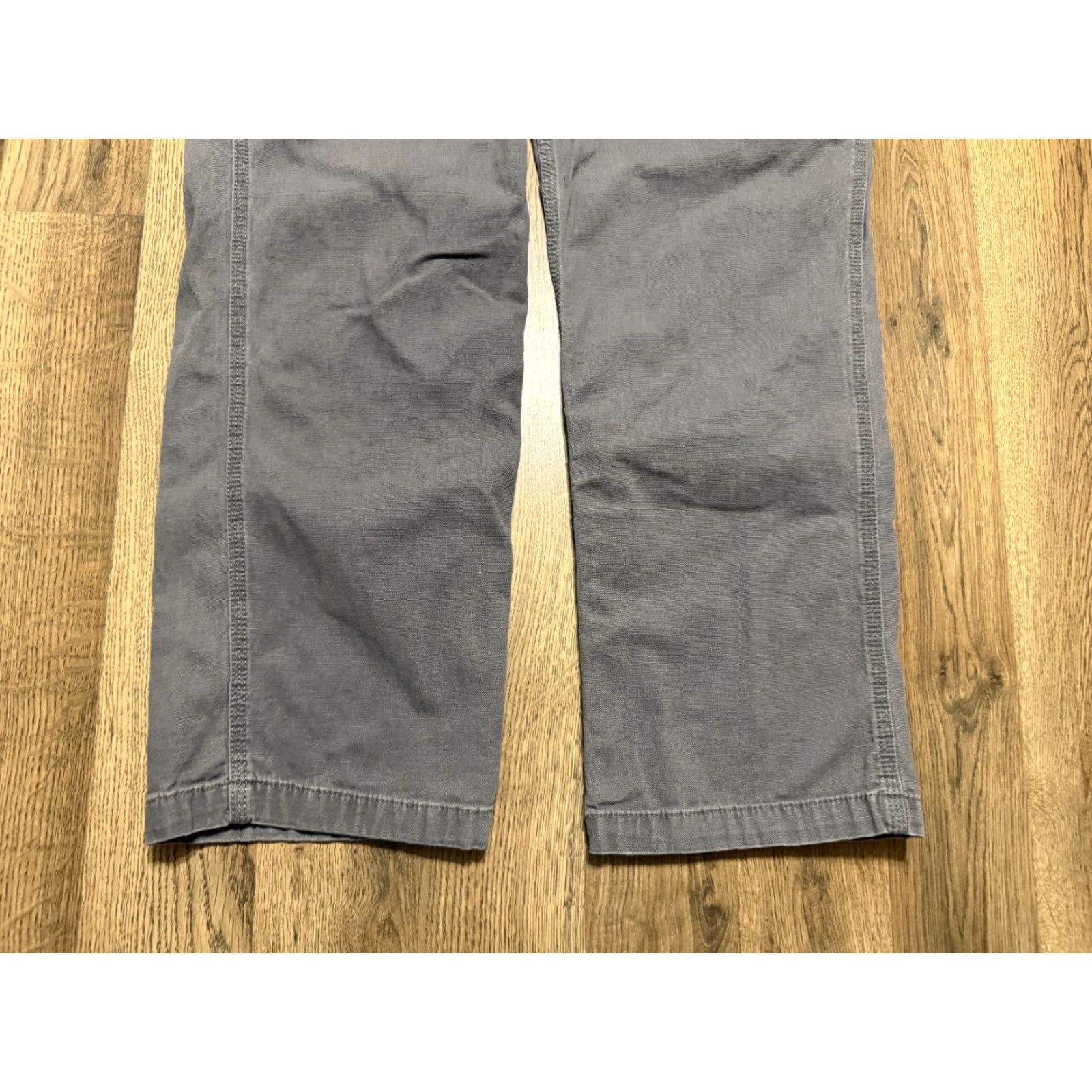 Carhartt Carhartt Jeans Men 38x30 Gray Denim Khakis Relaxed Straight Leg 5-Pocket Vintage No Size US 36 / EU 52 - 2 Thumbnail