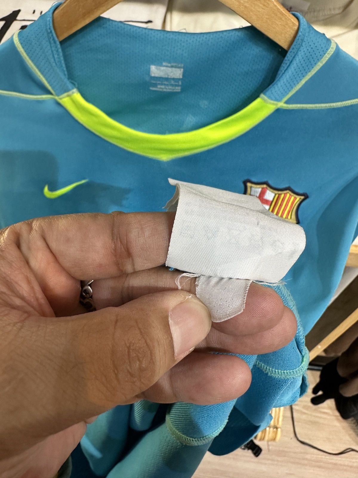 Nike Vintage FC Barcelona 2007-08 Nike Total 90 Sweat Top Size US L / EU 52-54 / 3 - 9 Thumbnail