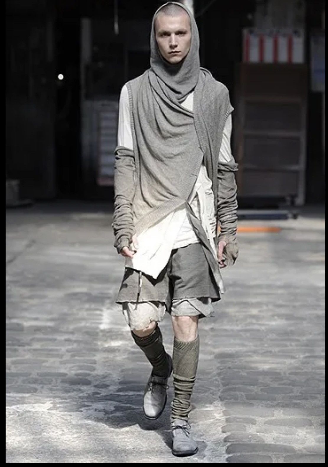 Boris Bidjan Saberi Boris Bidjan Saberi SS11 Object Dyed Double Layered Shorts Size US 28 / EU 44 - 1 Thumbnail