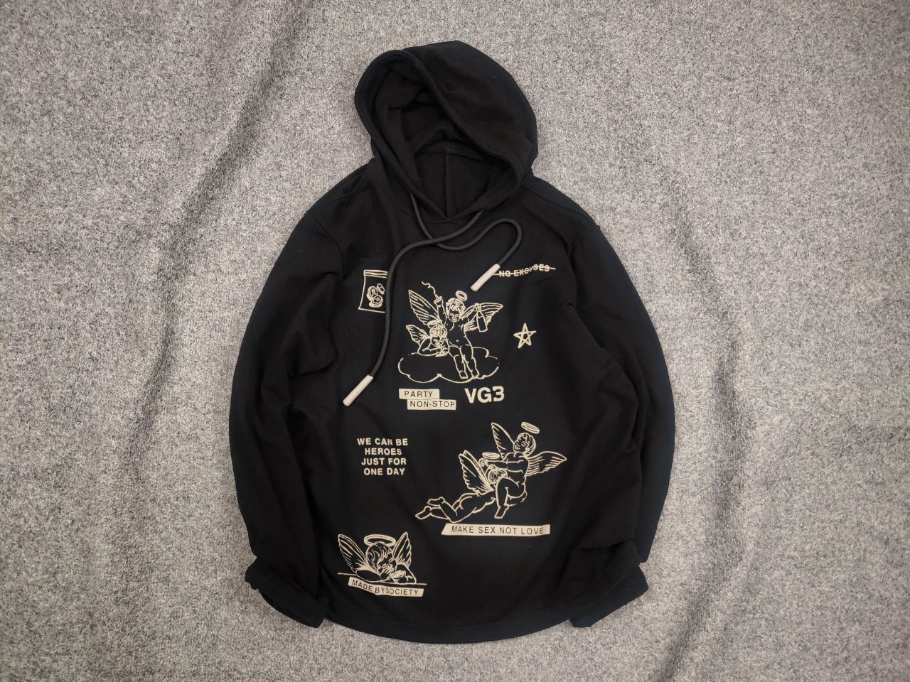 Vagabond Vagabond Studio Design Art Logo Make Sex Oversized Hoodie Size US M / EU 48-50 / 2 - 1 Thumbnail