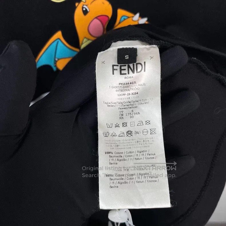 Fendi Fendi Pokémon Collaboration Little Red Dragon Short Sleeve Size US S / EU 44-46 / 1 - 6 Thumbnail