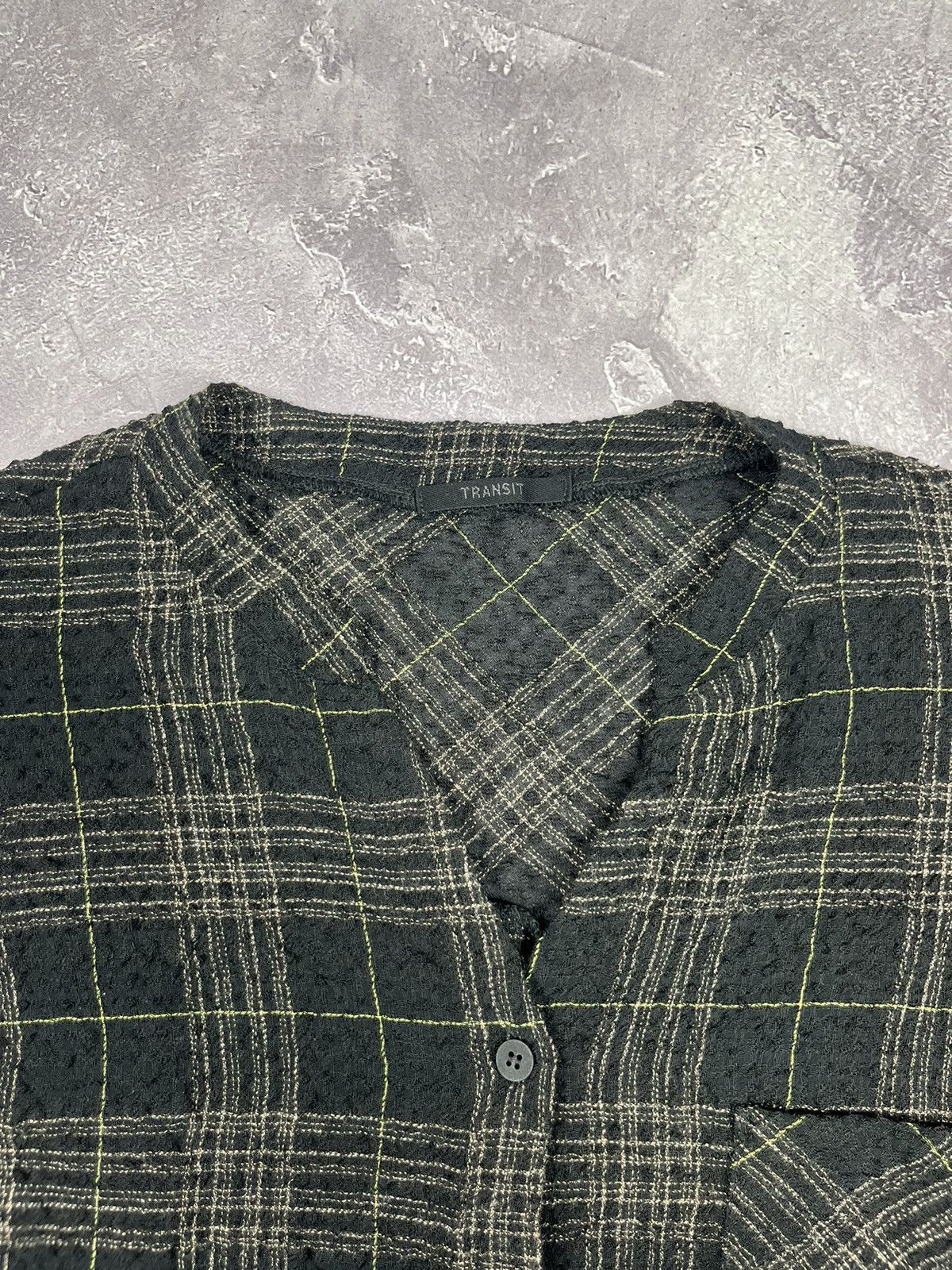 Transit Transit Par-such N230 Checkered Shirt Longsleeve Button Size S / US 4 / IT 40 - 5 Thumbnail