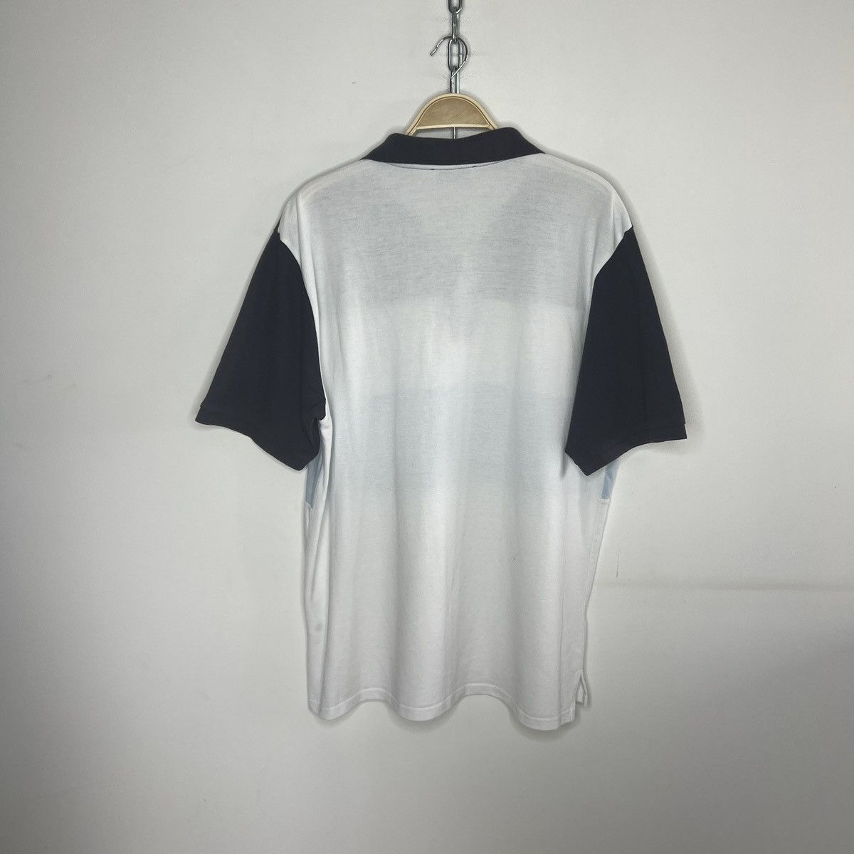 Yves Saint Laurent Yves Saint Laurent YSL White Navy Polo Shirt Tshirt Tee Size US XL / EU 56 / 4 - 7 Thumbnail
