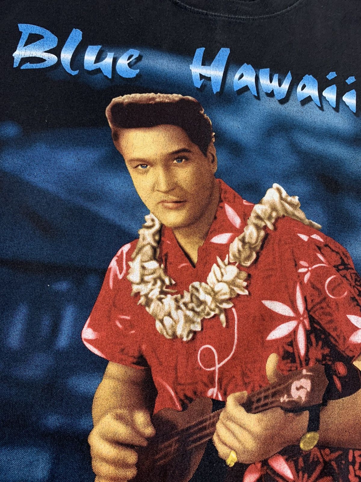 Band Tees × Vintage Elvis Presley Blue Hawaii Bootleg T-shirt Size US XL / EU 56 / 4 - 8 Thumbnail
