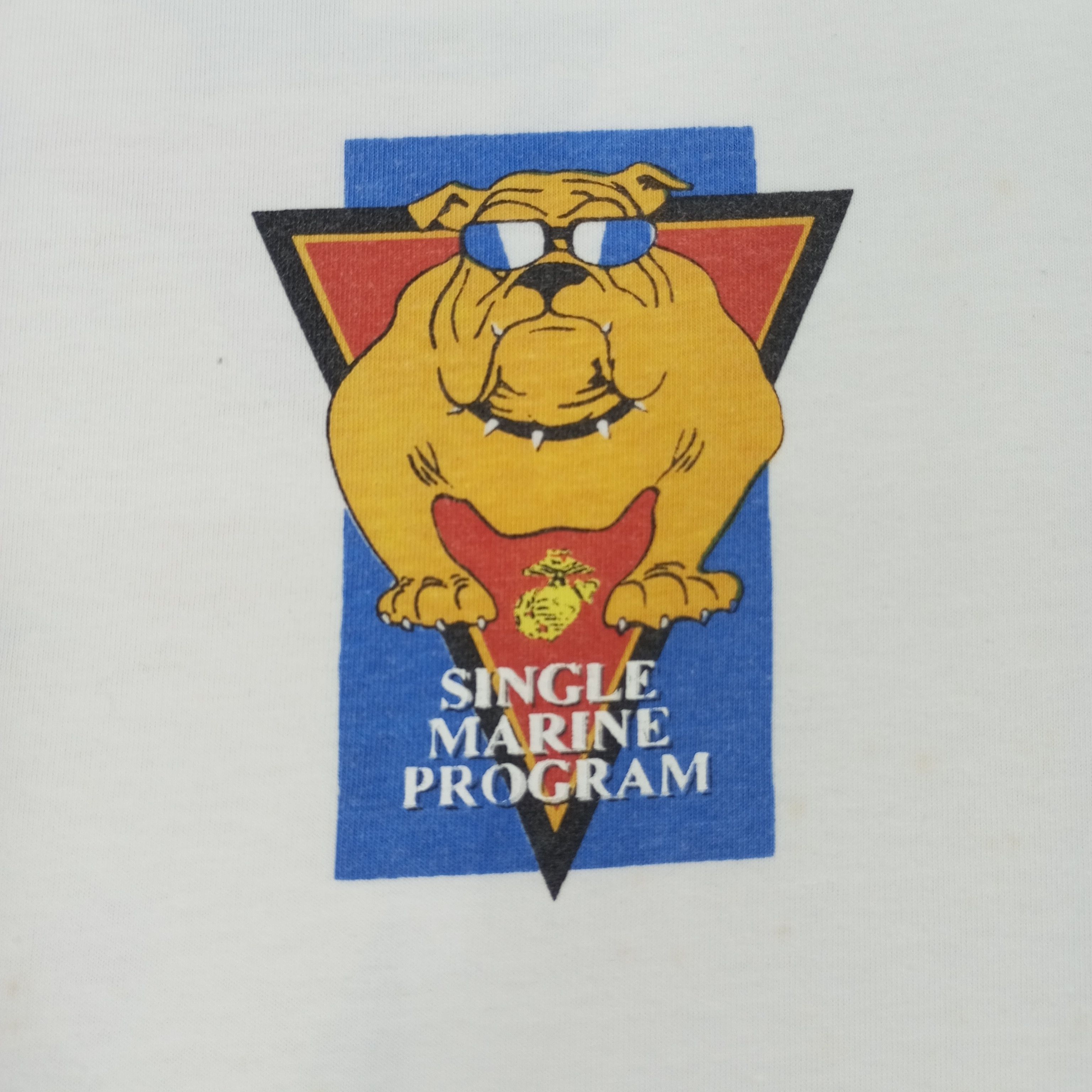 Vintage Single Marine Program Vintage Tshirt Size US XL / EU 56 / 4 - 4 Thumbnail