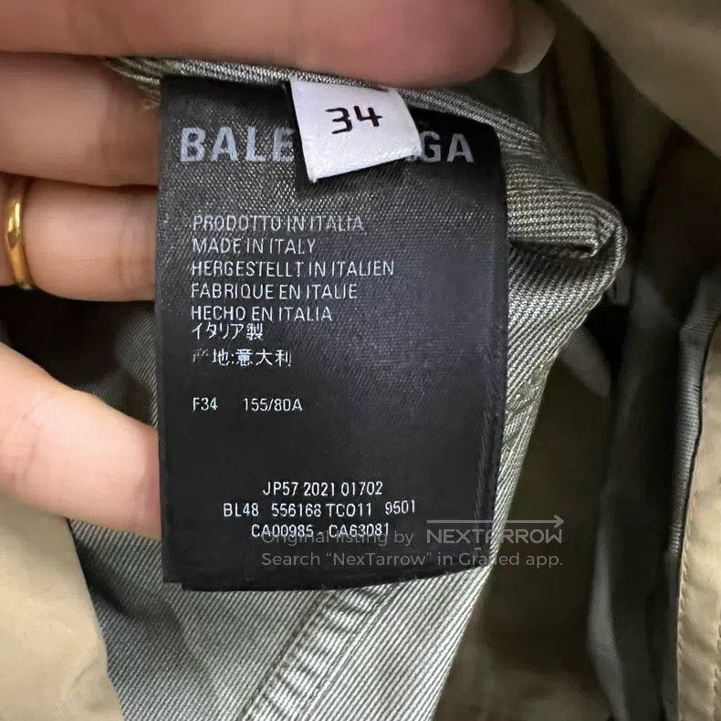 Balenciaga Balenciaga Back Large Logo Printed Jacket Size XXS / US 00 / IT 34 - 3 Thumbnail