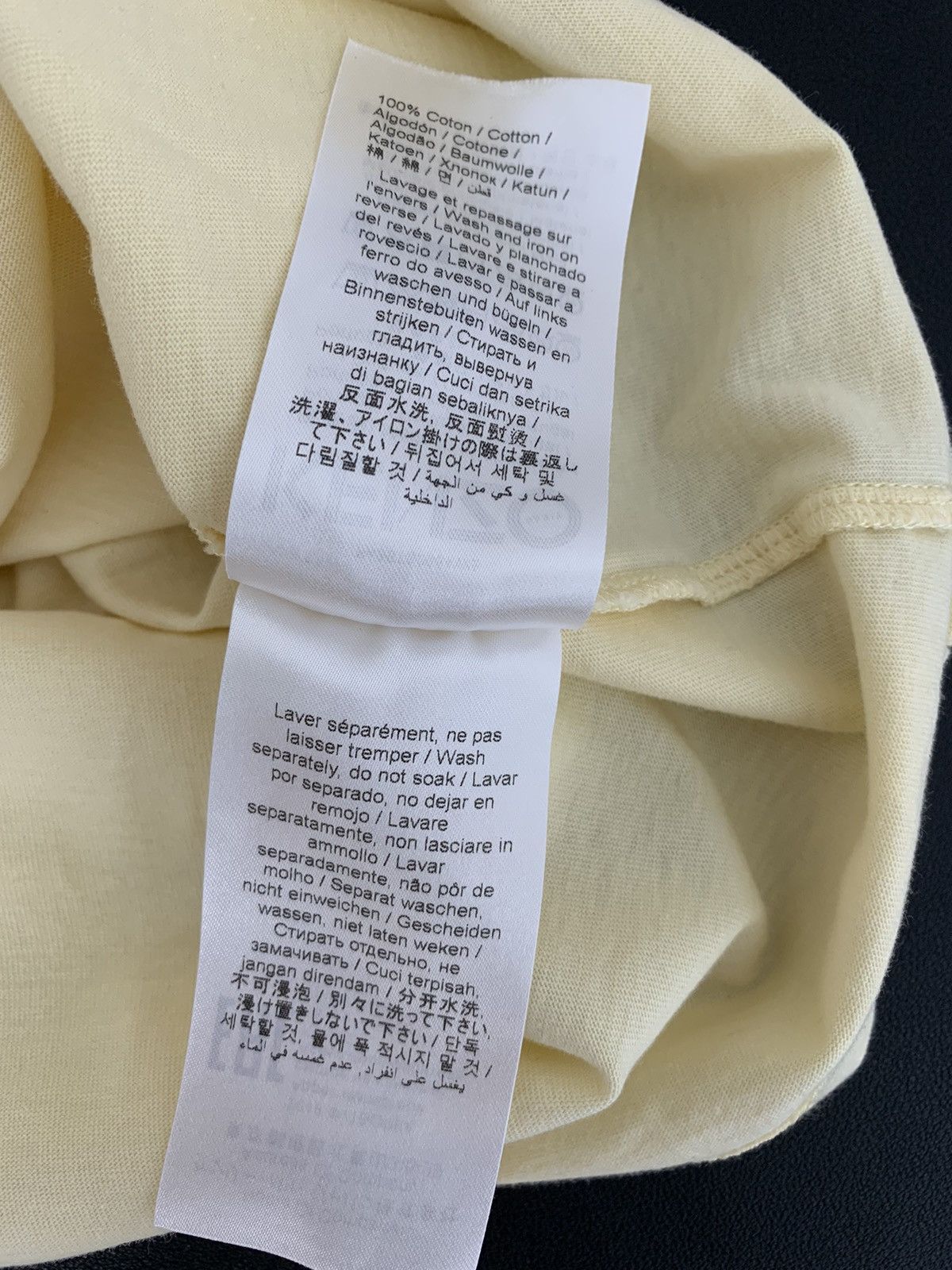 Kenzo Kenzo Cotton T-Shirt Cream Size S / US 4 / IT 40 - 13 Thumbnail