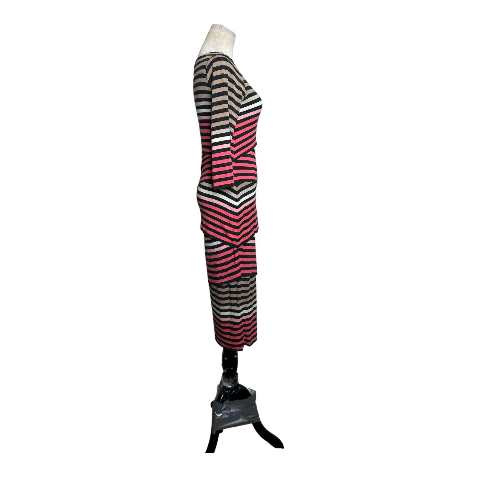 Bailey 44 Bailey/44 Striped Knit Column Midi Dress Size S Size S / US 4 / IT 40 - 9 Thumbnail