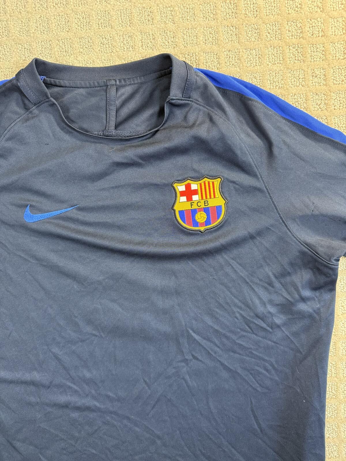 Nike Nike FC Barcelona Training Jersey Navy L 2016 Beko Size US L / EU 52-54 / 3 - 2 Thumbnail