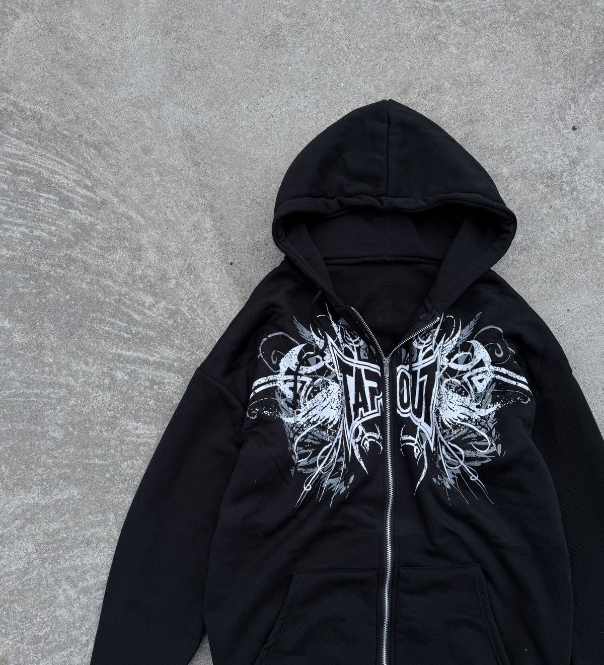 Other Vintage Tapout Y2K avantgarde streetwear band zip hoodie Size US M / EU 48-50 / 2 - 6 Thumbnail