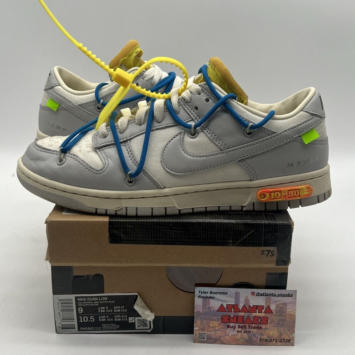 Nike Off-White x Nike Dunk low Lot 10 of 50 | Grailed
