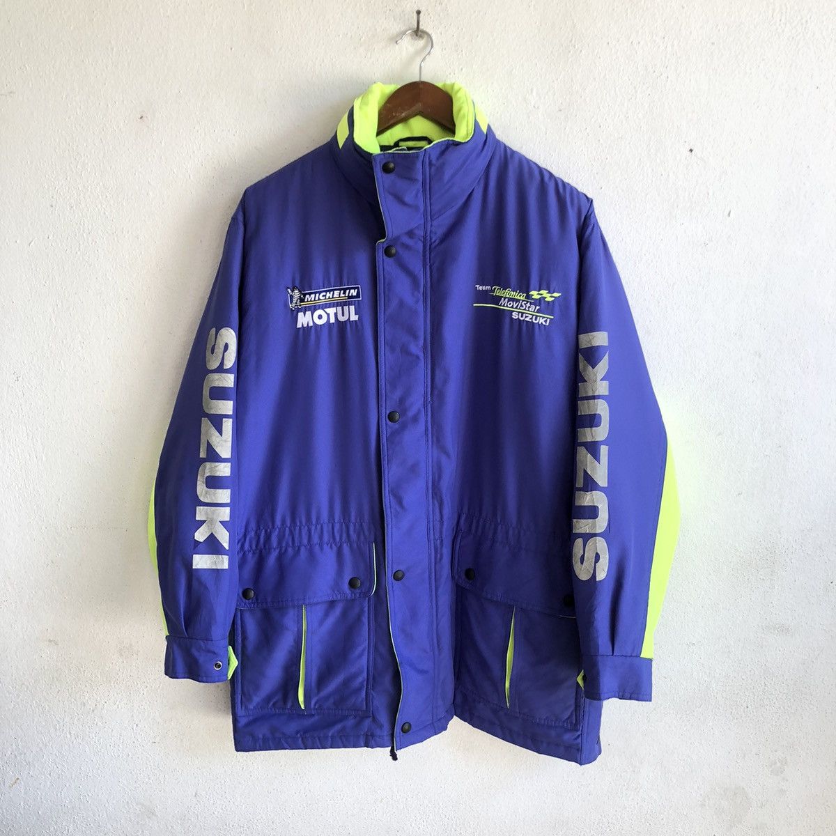 Japanese Brand SUZUKI MOVISTAR TEAM RACING jacket Size US M / EU 48-50 / 2 - 1 Thumbnail